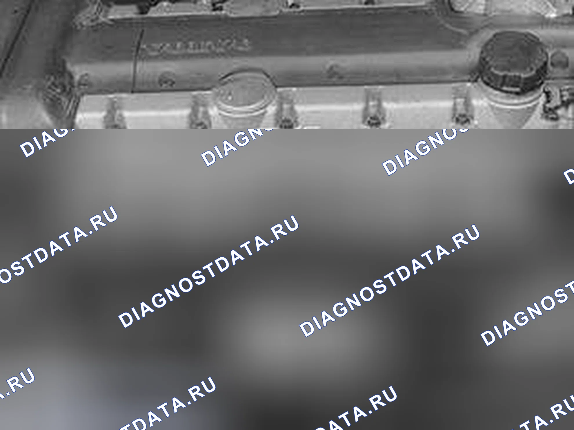 Рис. 74: Демонтаж нижней впускной трубы. Volvo S80 I