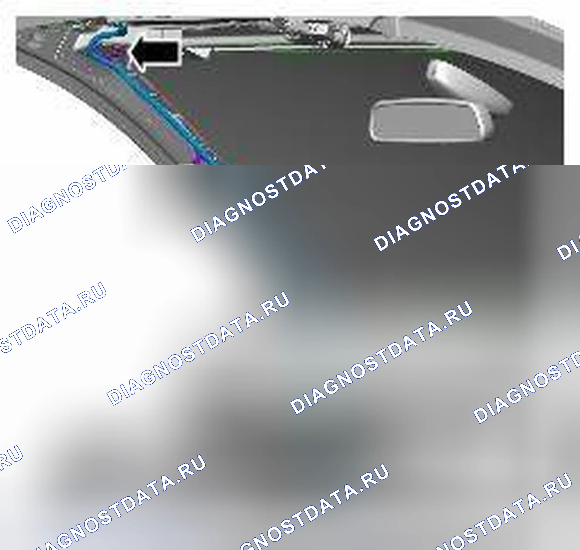 Рис. 10: ДЕМОНТАЖ. Jaguar XF I
