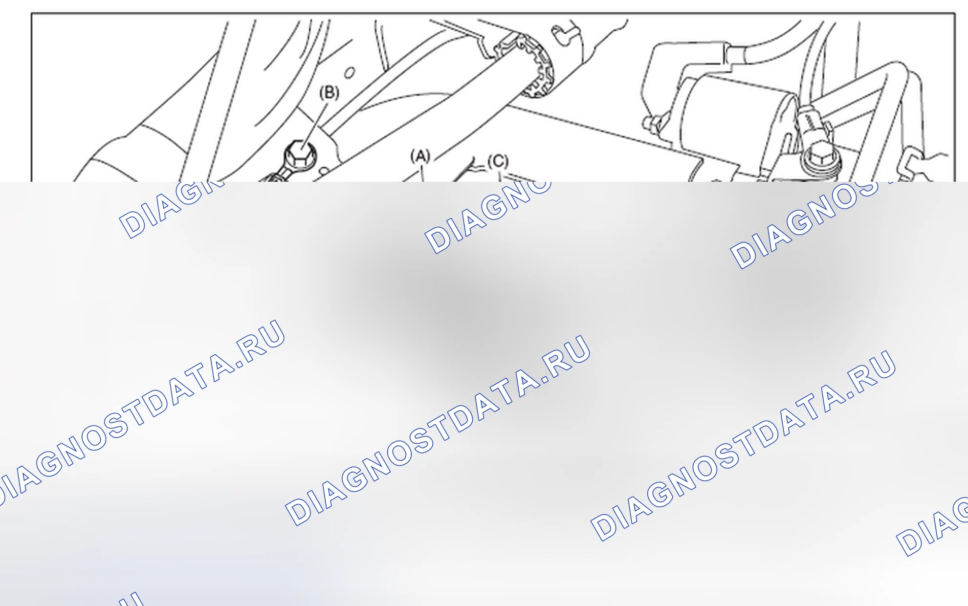 Рис. 338: ЖГУТ ПЕРЕДАЧ. Subaru Outback BR рестайлинг