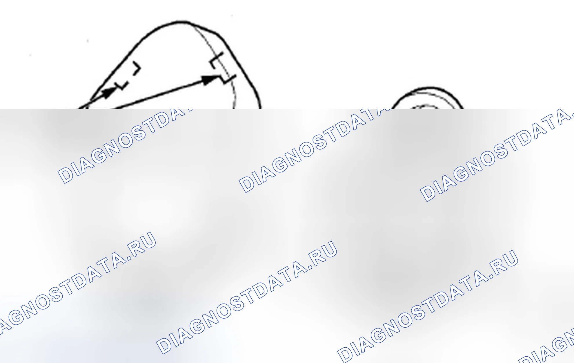 Рис. 61: Регулировка дверного замка. Acura ZDX I