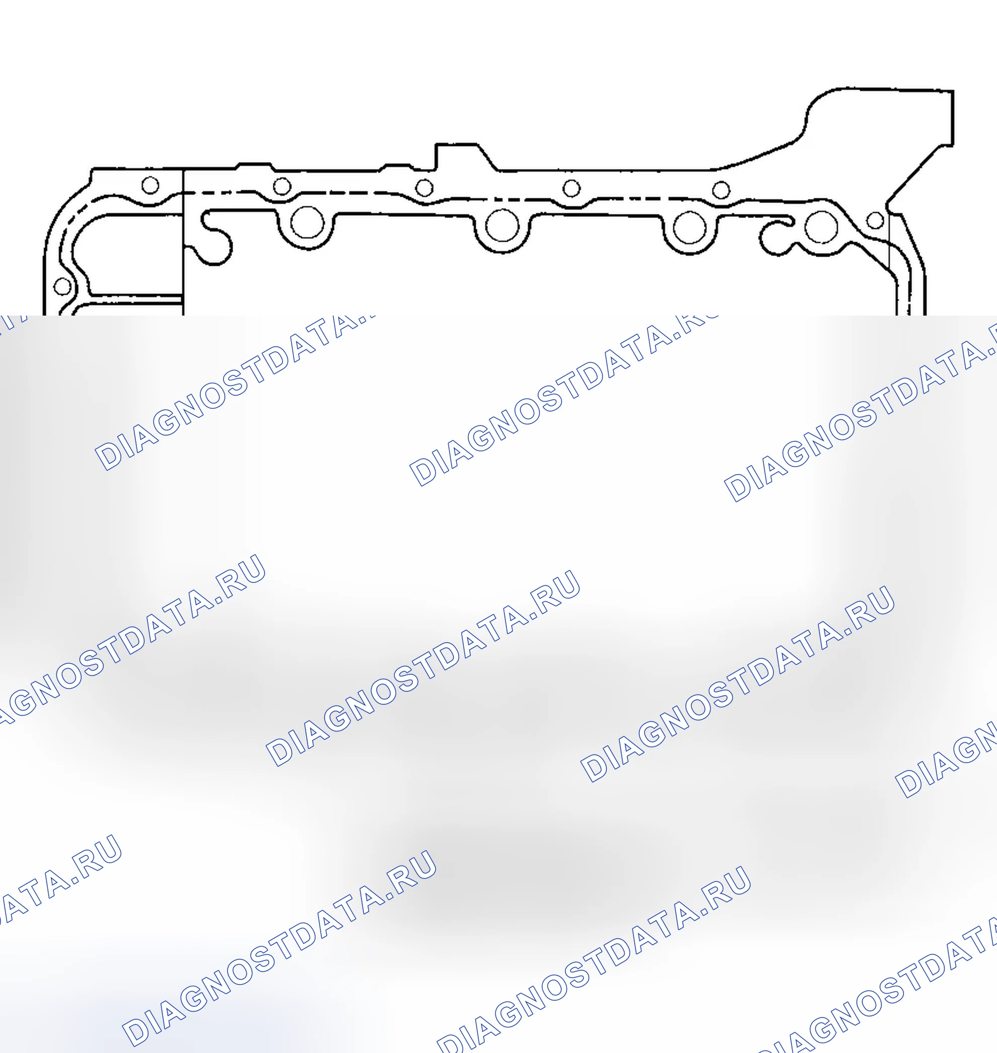 Рис. 451: Установка масляного поддона. Honda Odyssey III