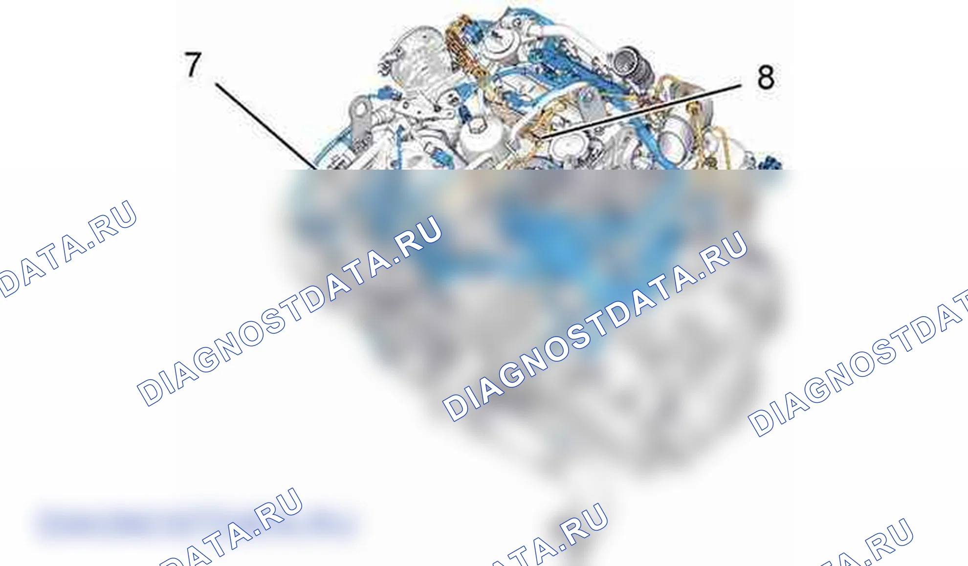 Демонтаж: двигателя — b1cm06jd. Peugeot 607 I рестайлинг