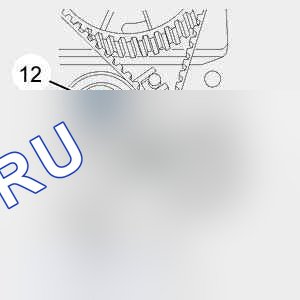 Снятие - установка: ремень ГРМ — b1ep1fkc. Citroen C4 I