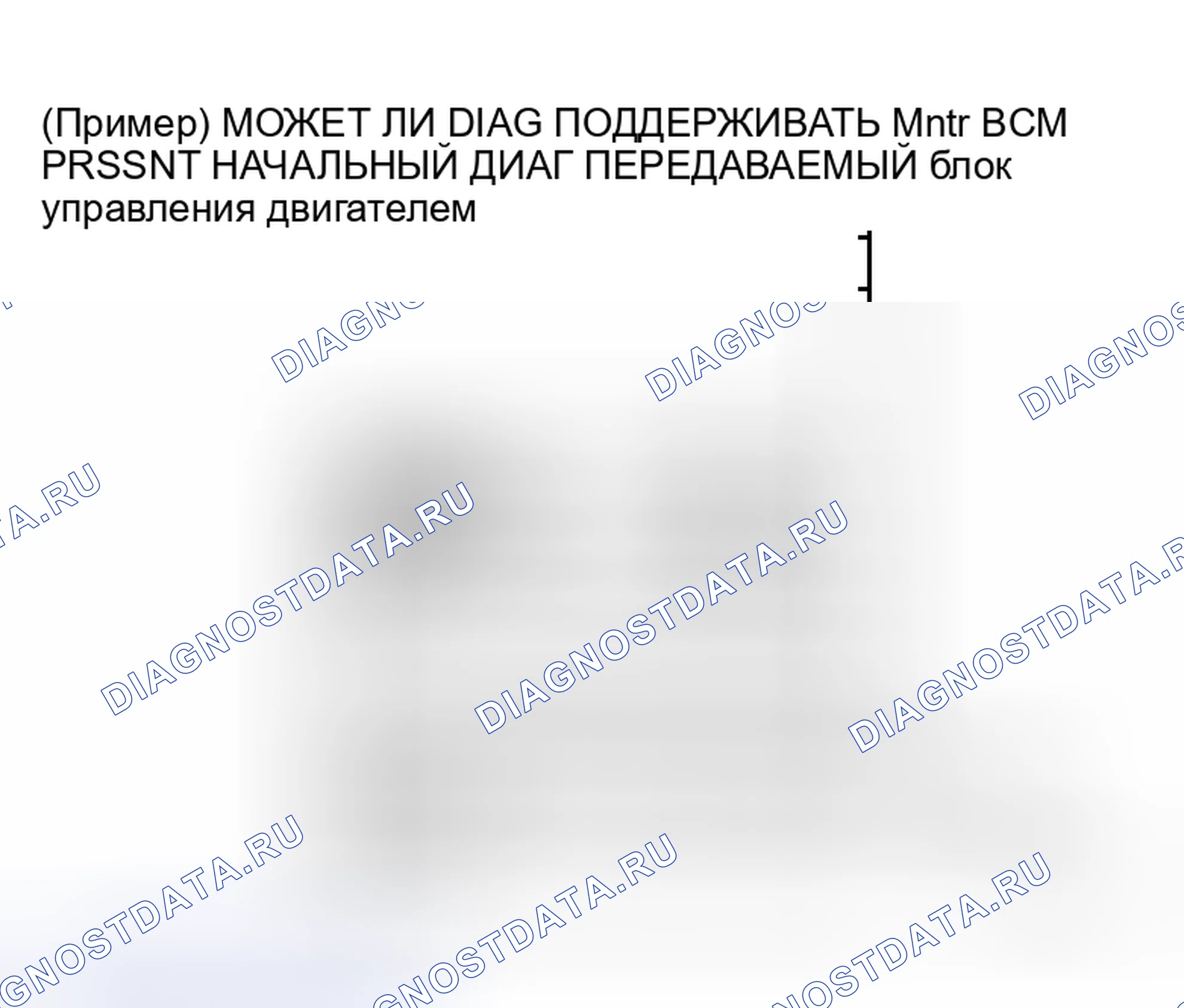Рис. 53: ОПИСАНИЕ ЭКРАНА " CAN DIAG SUPPORT Mntr " ДЛЯ BCM. Honda Integra I
