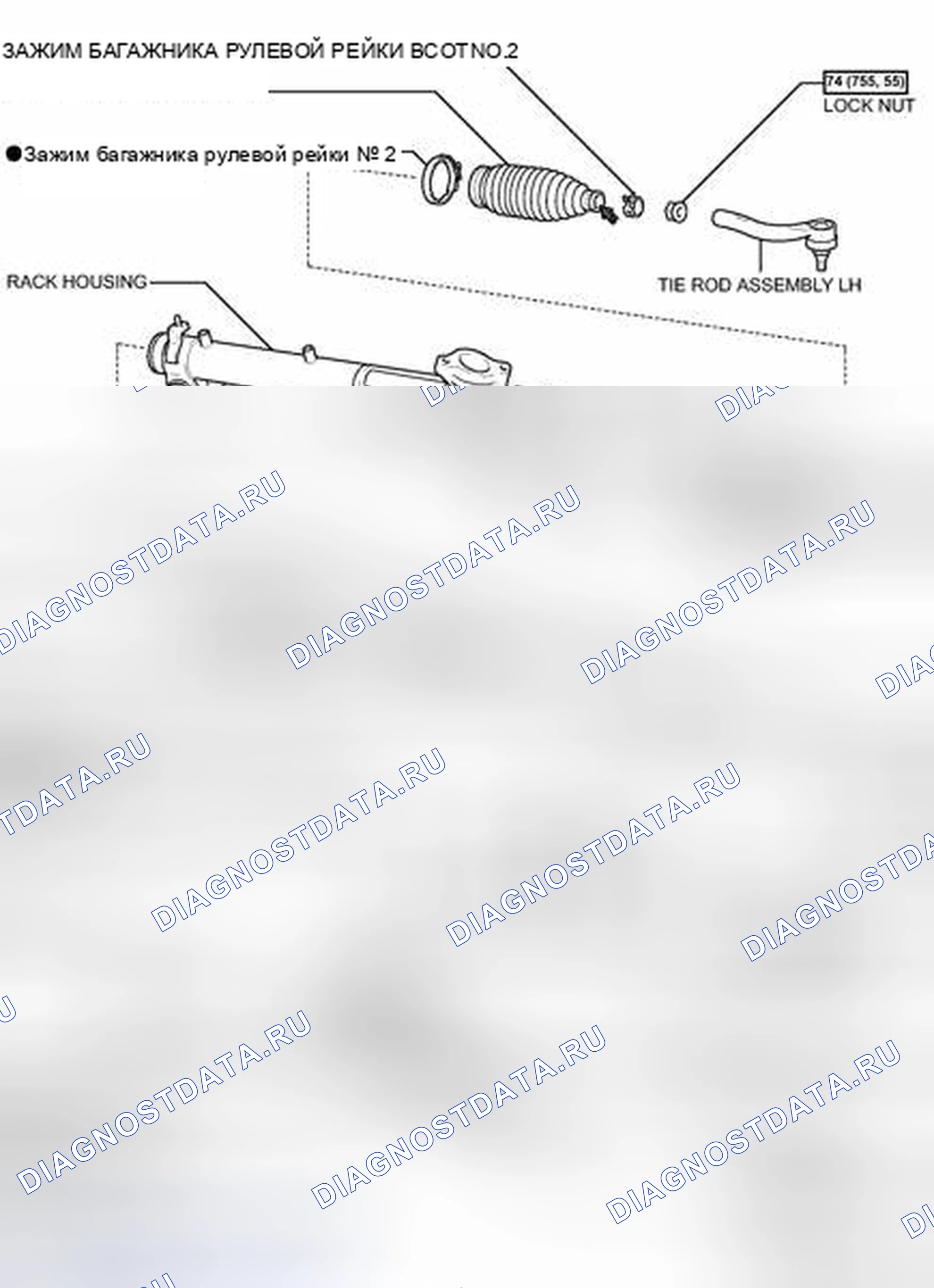 Рис. 60: ИЛЛЮСТРАЦИЯ. Toyota Avalon XX30 рестайлинг 2