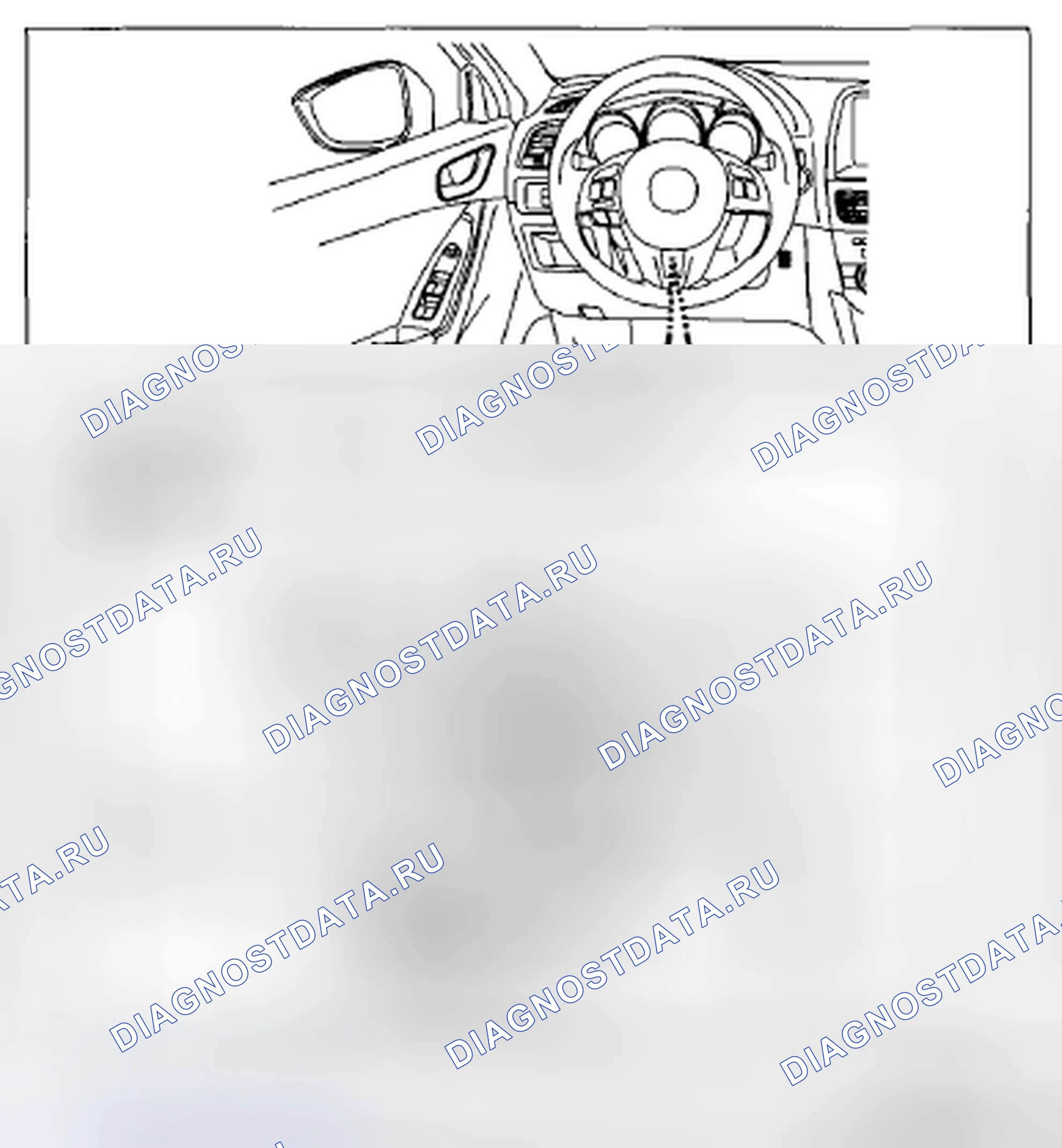 Рис. 26: audiopilot ® 2 ДЕМОНТАЖ / МОНТАЖ МИКРОФОНА. Mazda CX-5 I