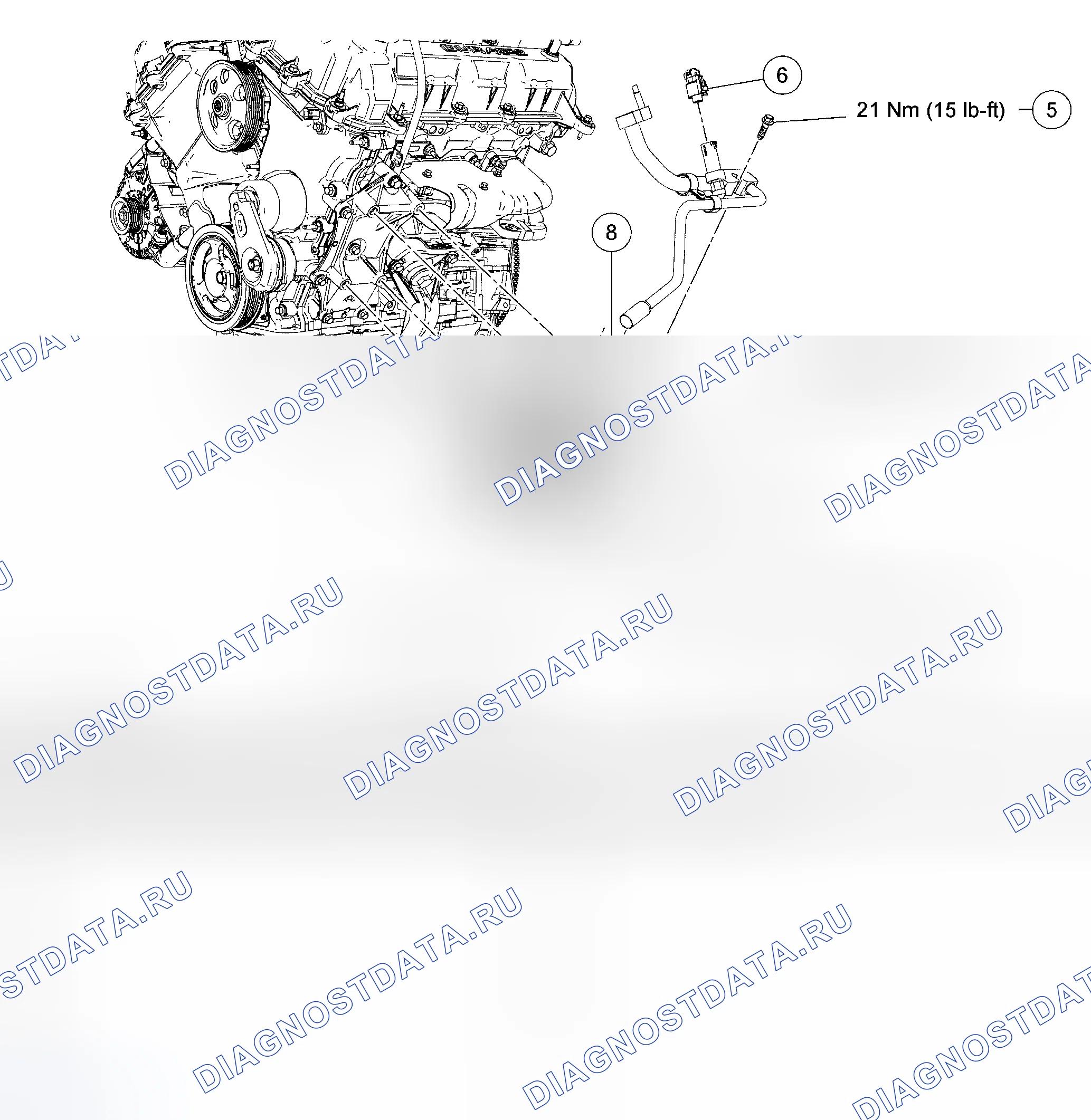Рис. 7: Демонтаж и монтаж. Ford Five Hundred I
