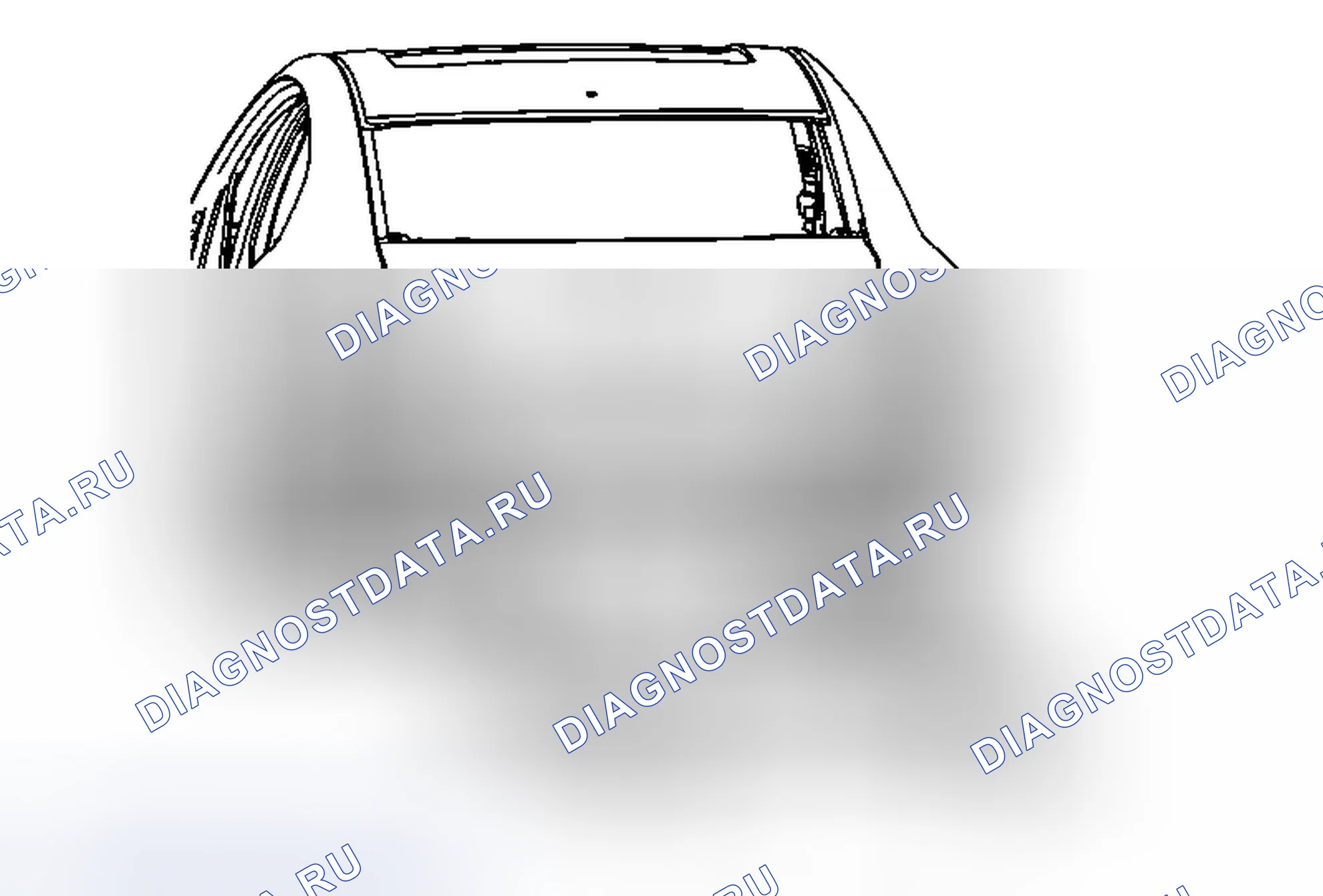 Рис. 23: Замена ударной штанги заднего бампера. Buick LaCrosse II
