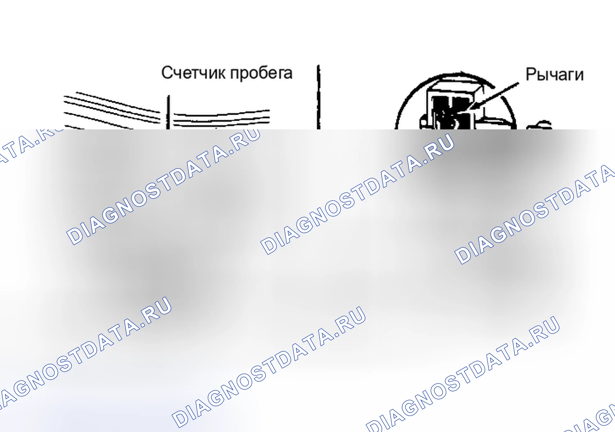 Рис. 6: СБРОС СЧЕТЧИКА ПРОБЕГА КИСЛОРОДНОГО ДАТЧИКА - МОДЕЛИ 1987 г.. Volkswagen Fox G1