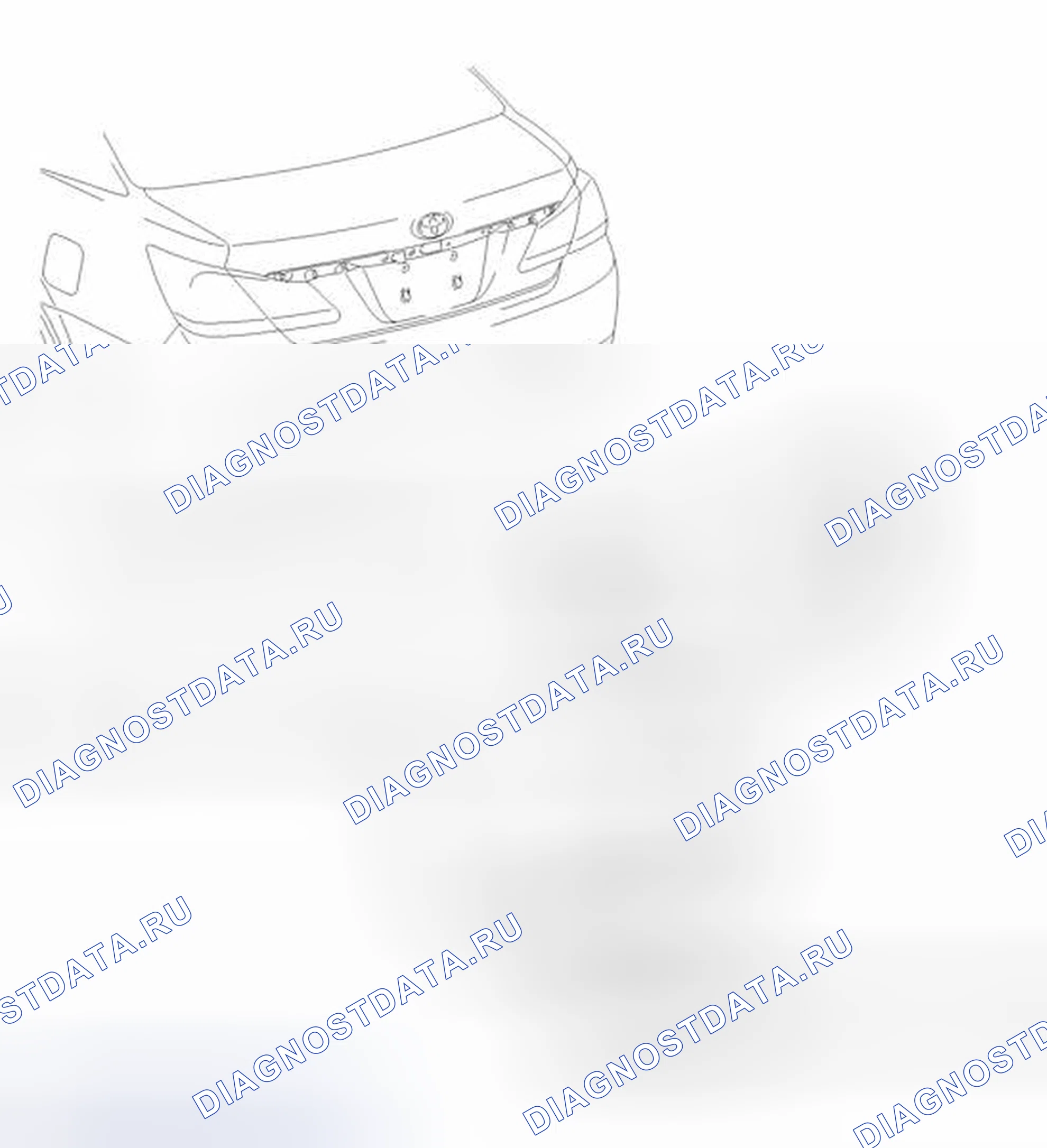 Рис. 91: ИЛЛЮСТРАЦИЯ. Toyota Avalon XX30 рестайлинг 2