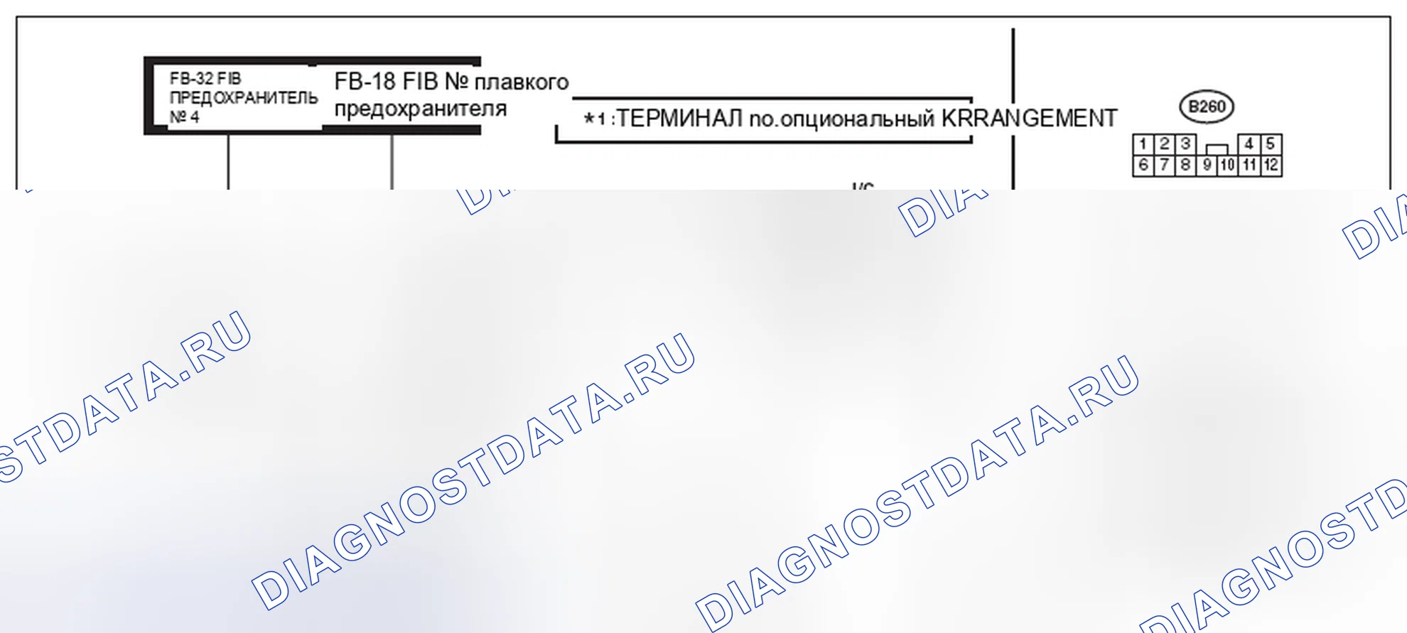Рис. 8: электросхема. Subaru Forester SJ