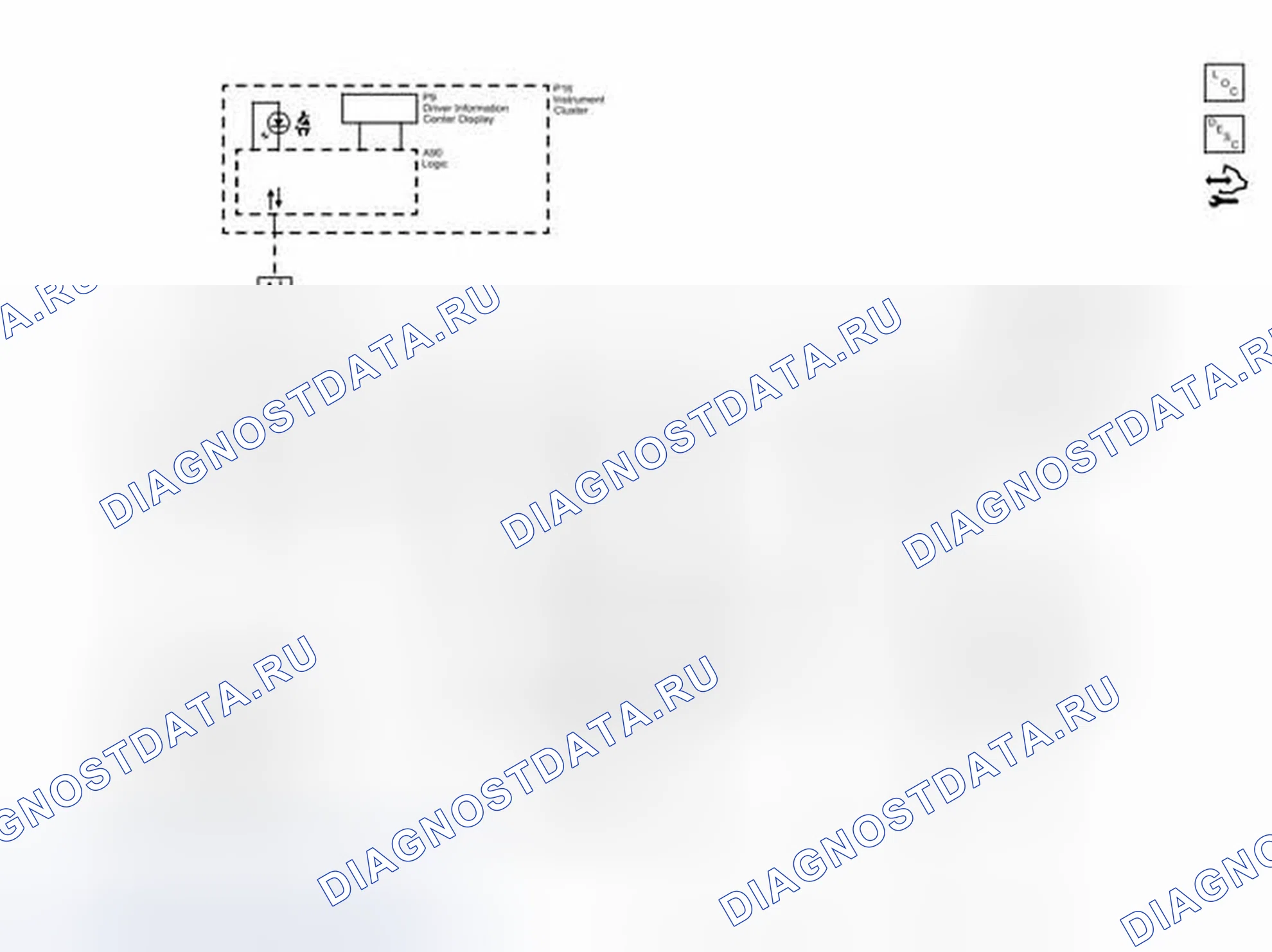 Рис. 1: Переключатели и индикатор. Buick Encore I