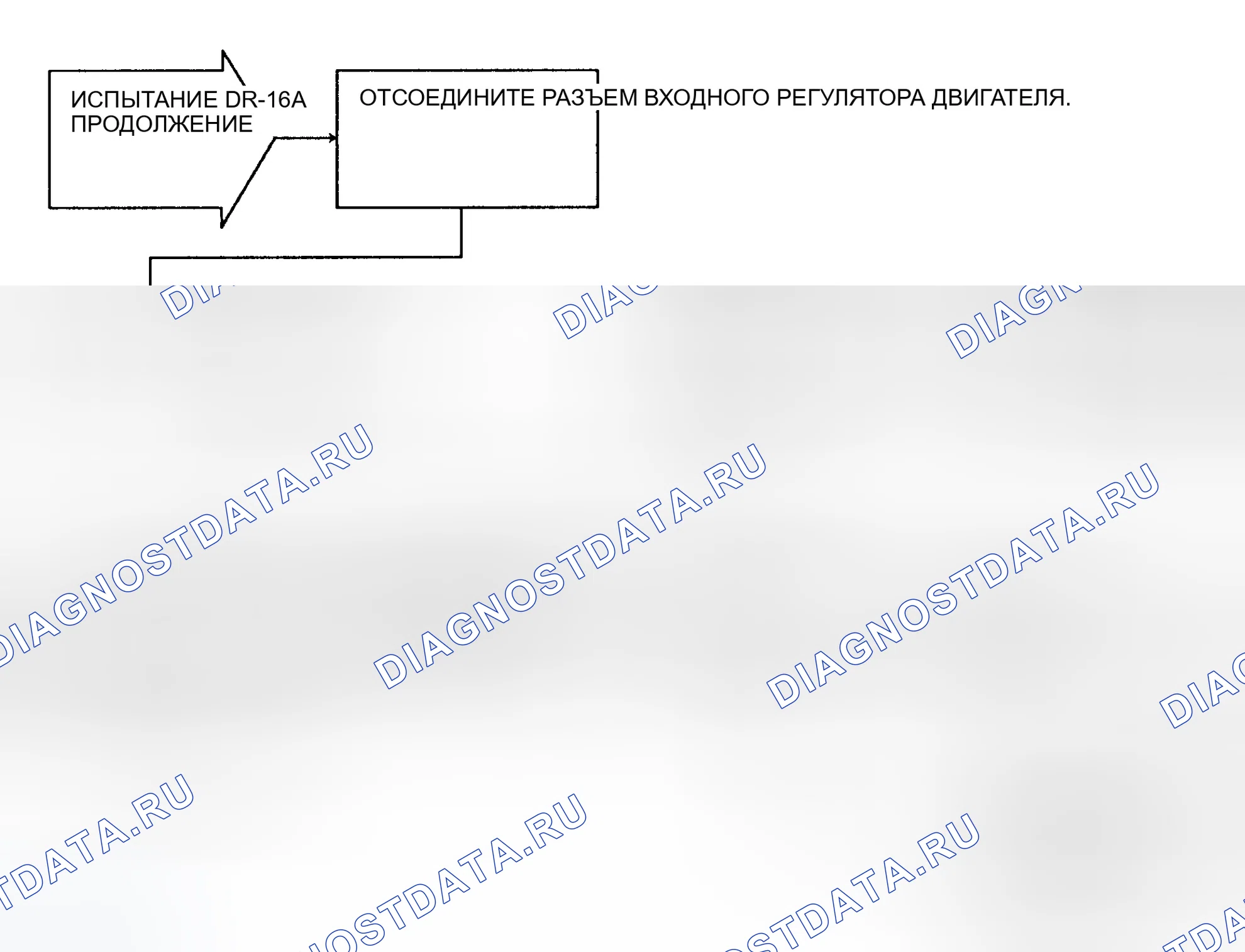 Рис. 388: Испытательный DR-16A (2 из 2) Схема управления инжектором № 1. Dodge Dakota Sport 