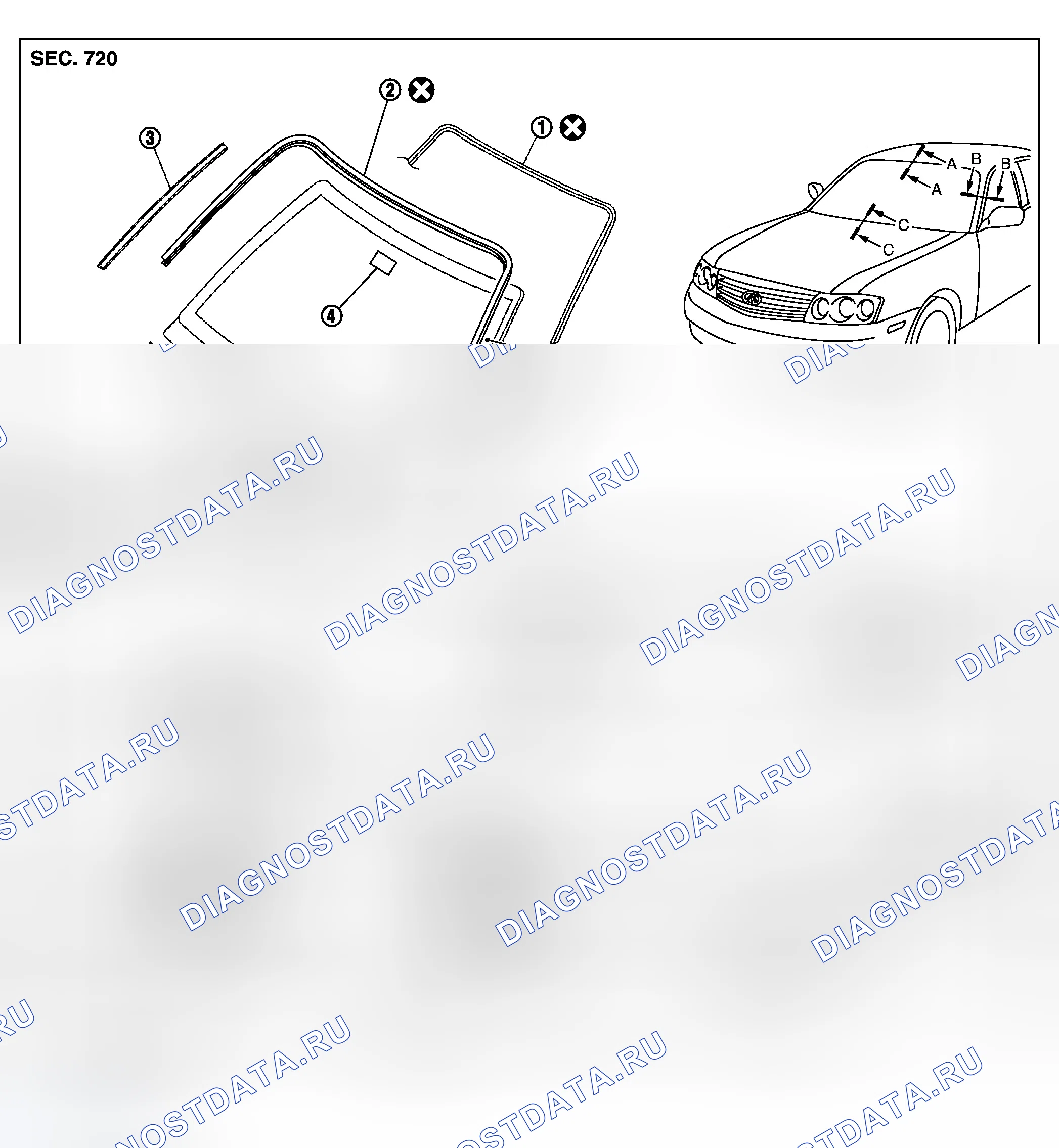 Рис. 1: Демонтаж и монтаж. Infiniti M45 II