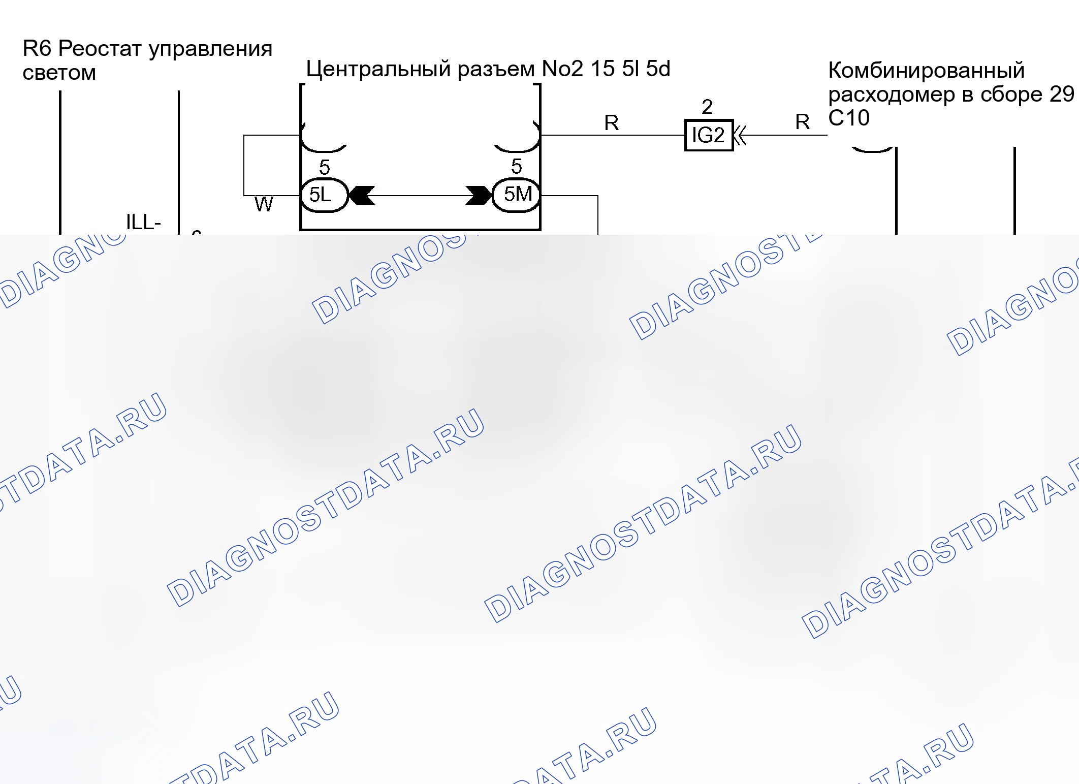 Рис. 19: электросхема. Toyota Prius II