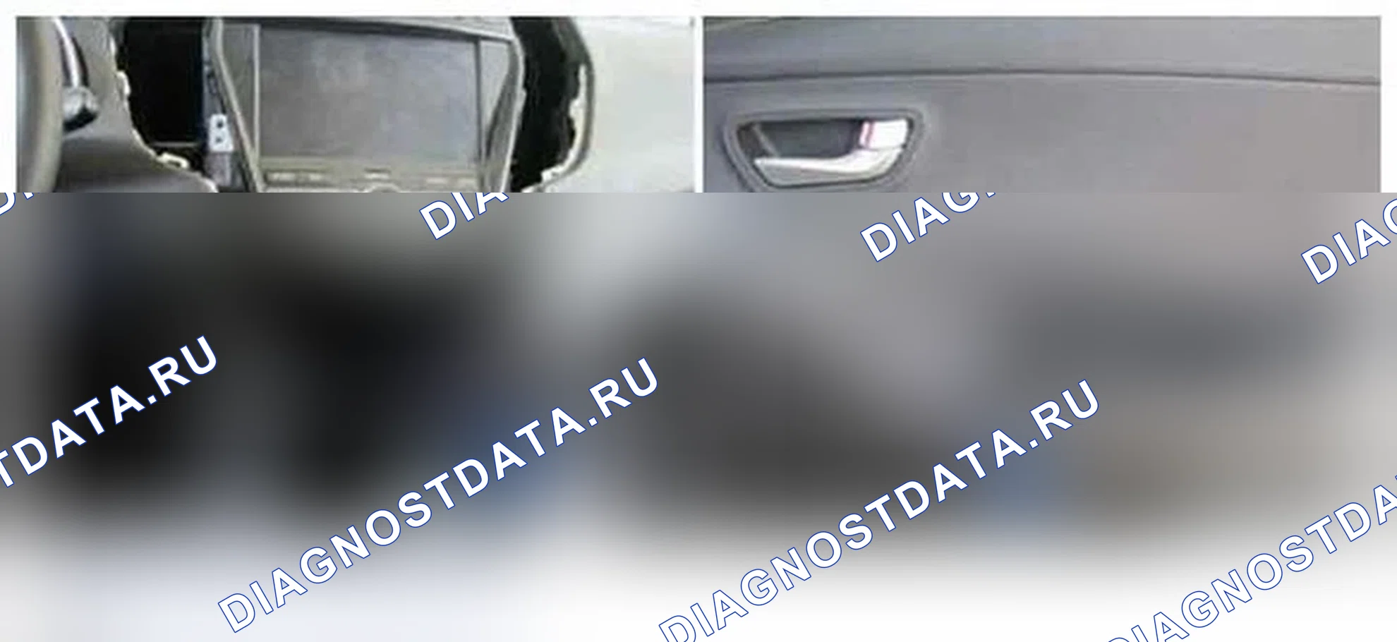 Рис. 98: Расположение компонентов. Hyundai Santa Fe III