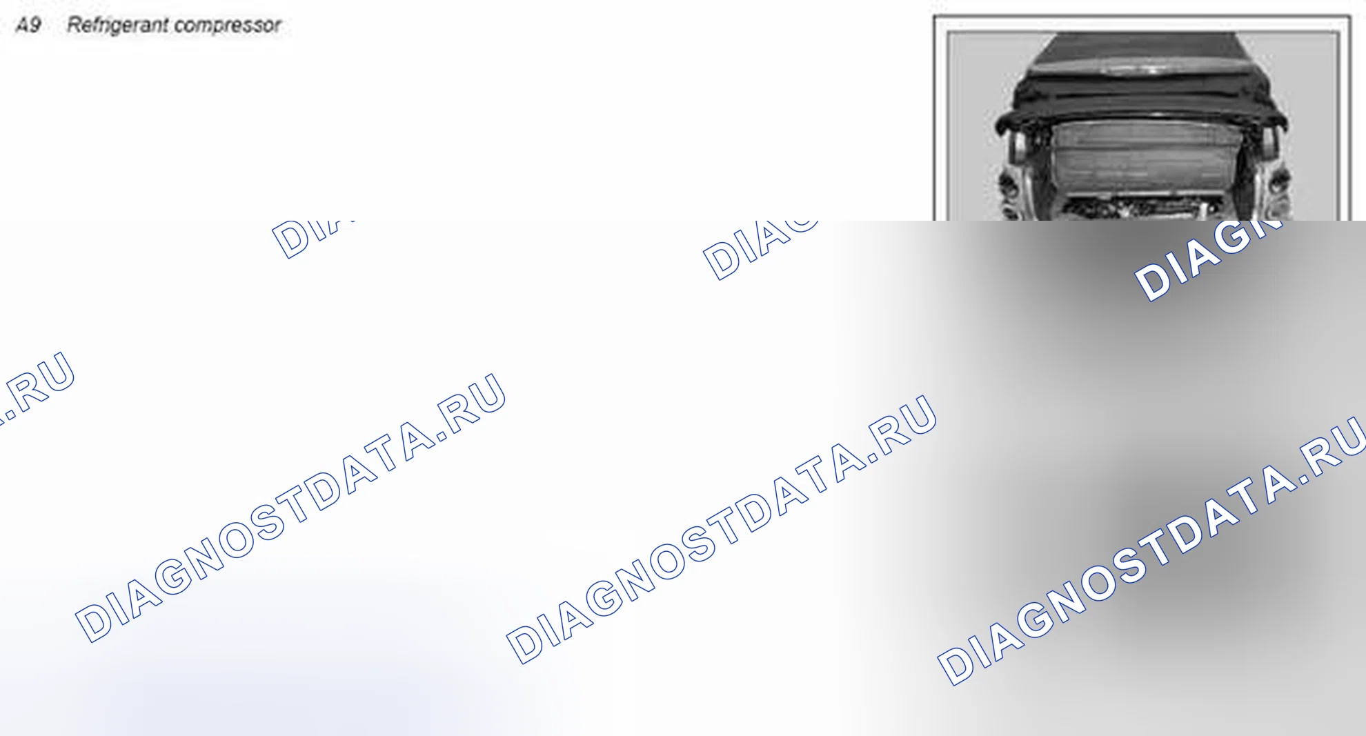 Рис. 12: Описание компонентов компрессора хладагента - GF83,55-P-2108MCU. Kia Soul I