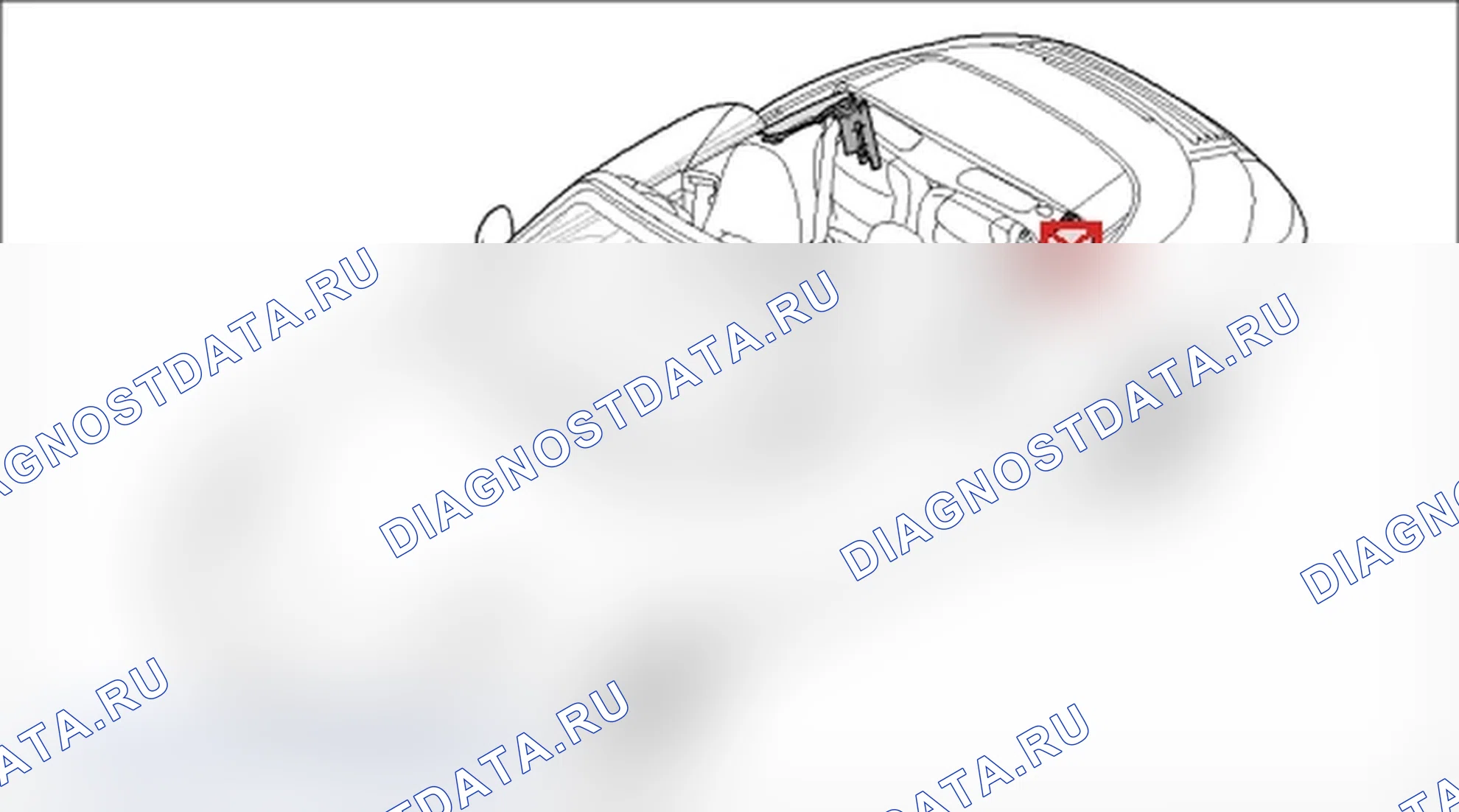 Рис. 226: Удаление клапана задней боковой панели. Porsche 911 GT3 997