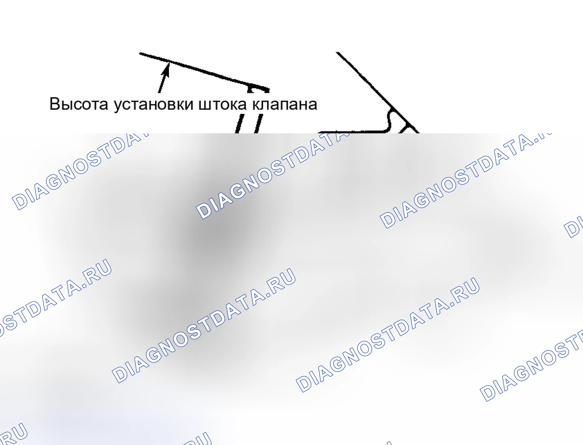 Рис. 9: Высота установки штока клапана. Honda Accord VI
