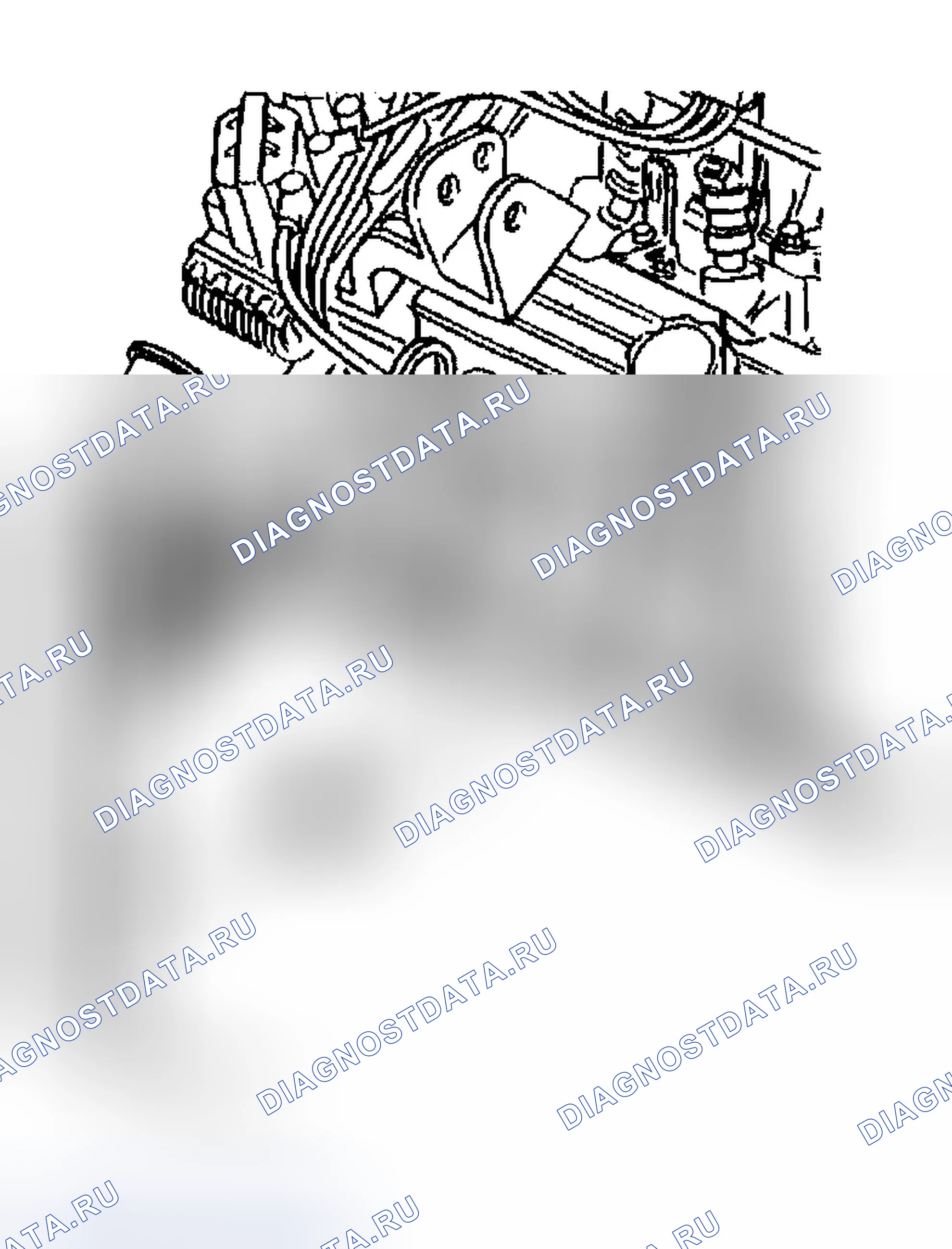 Рис. 42: Порядок демонтажа. Buick Century VI