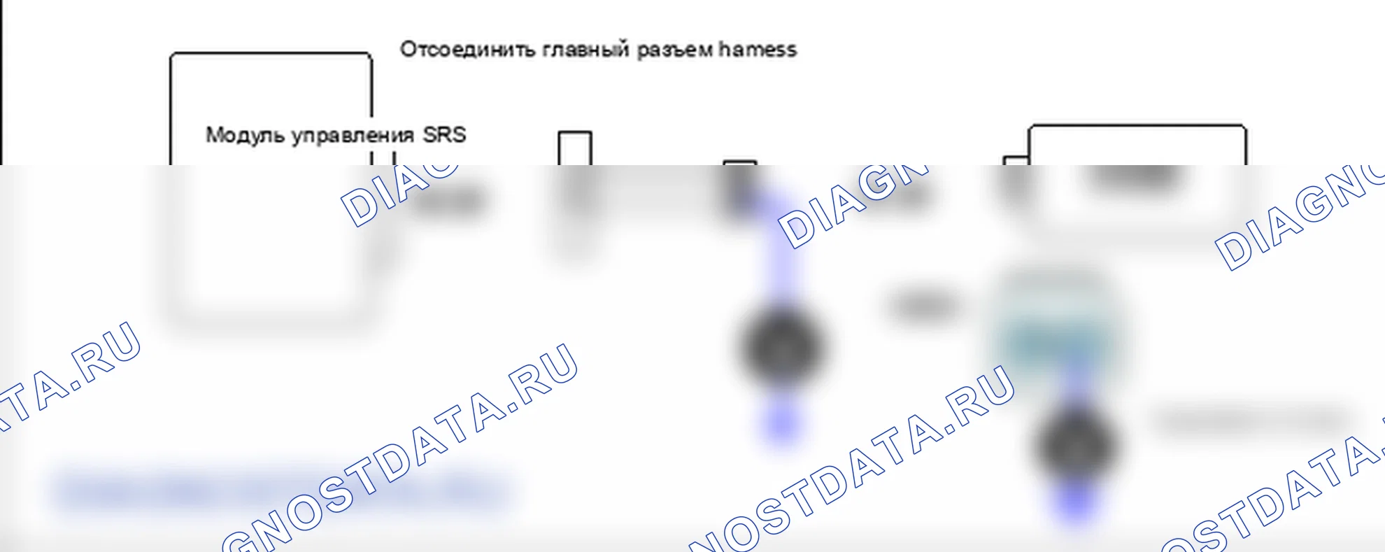 B1381: Подушка безопасности со стороны водителя (DSAB), короткое замыкание на аккумулятор. Hyundai Accent LC