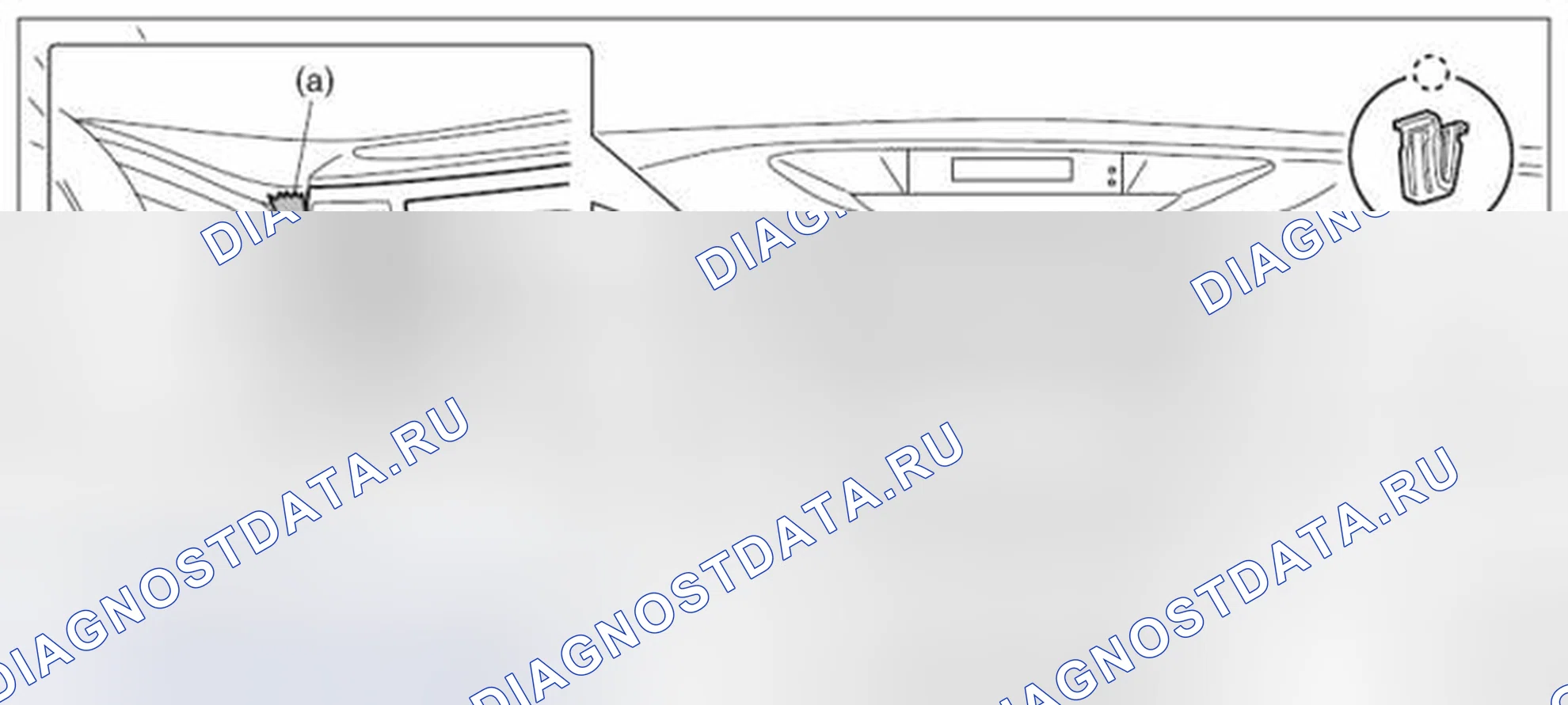 Рис. 70: МОДЕЛЬ РУЧНОГО КОНДИЦИОНИРОВАНИЯ ВОЗДУХА. Subaru Outback BR рестайлинг