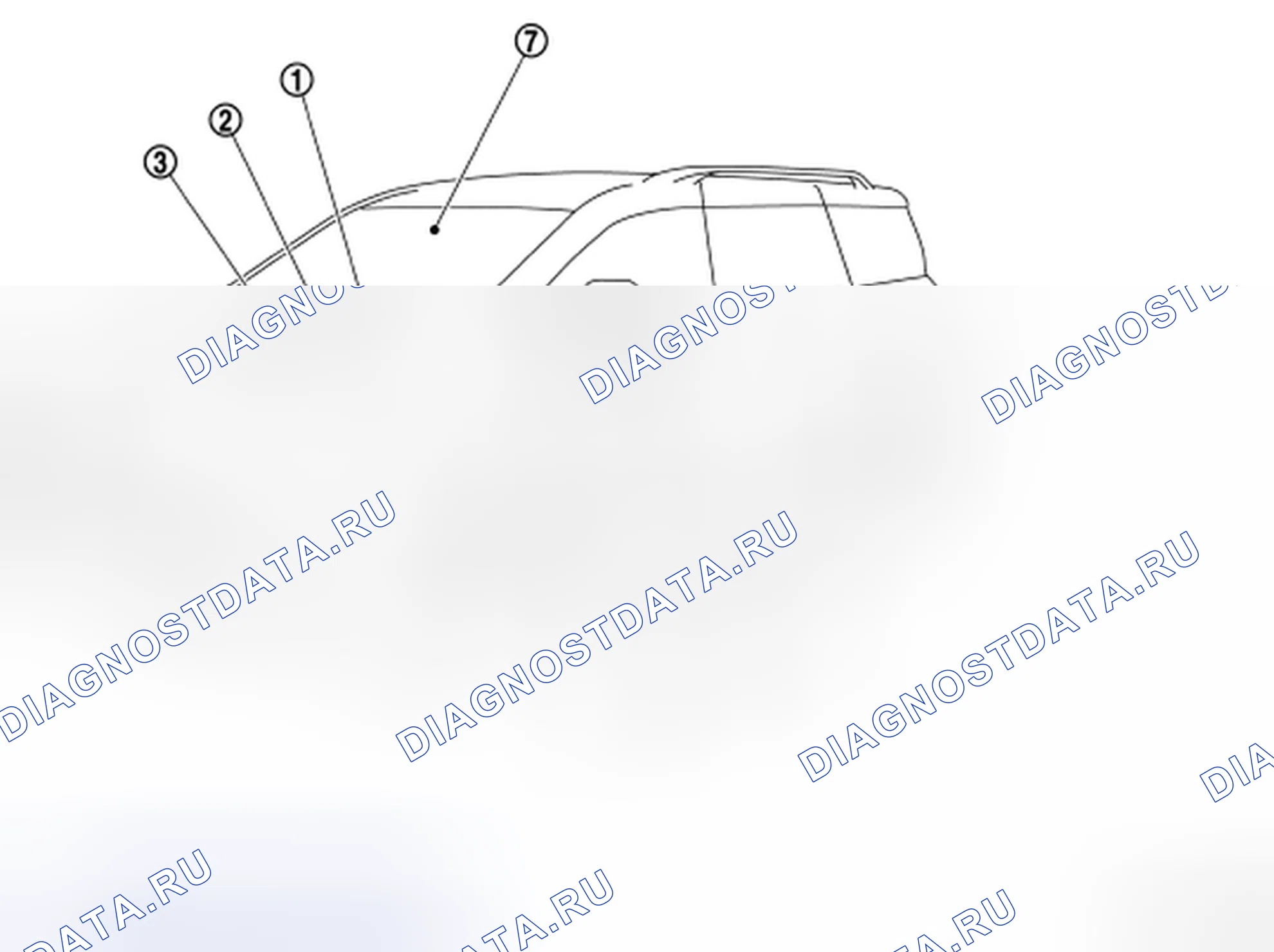 Рис. 29: Расположение компонентов. Nissan Quest IV