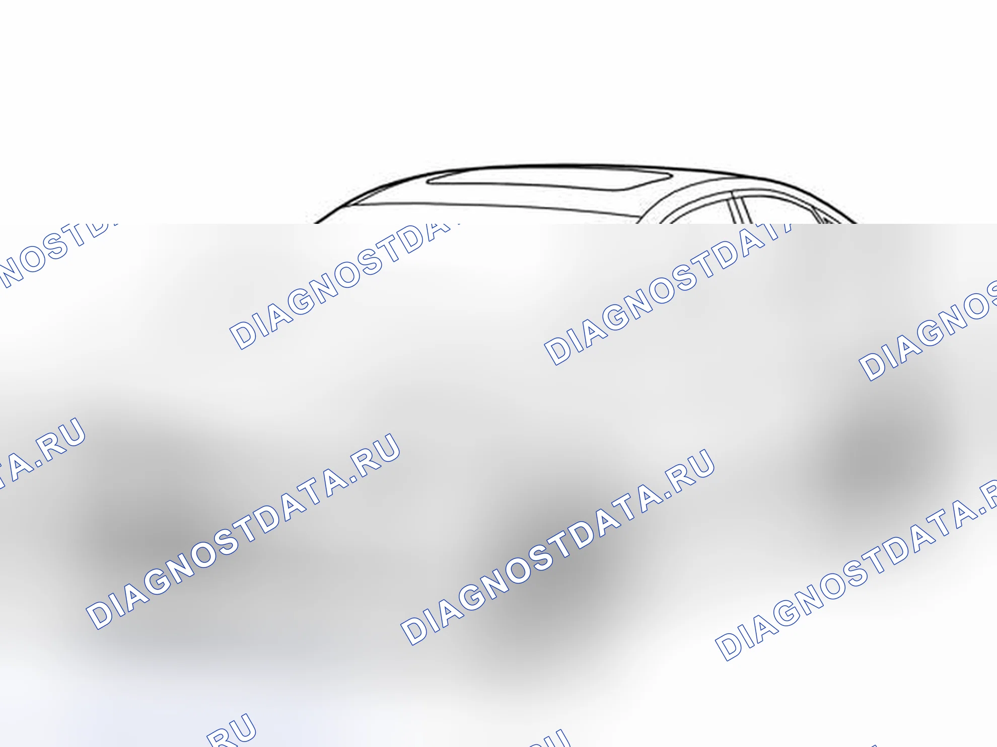 Рис. 1: ПОКРАСКА КОМПЛЕКТА СПОЙЛЕРА. Volvo V50 I рестайлинг