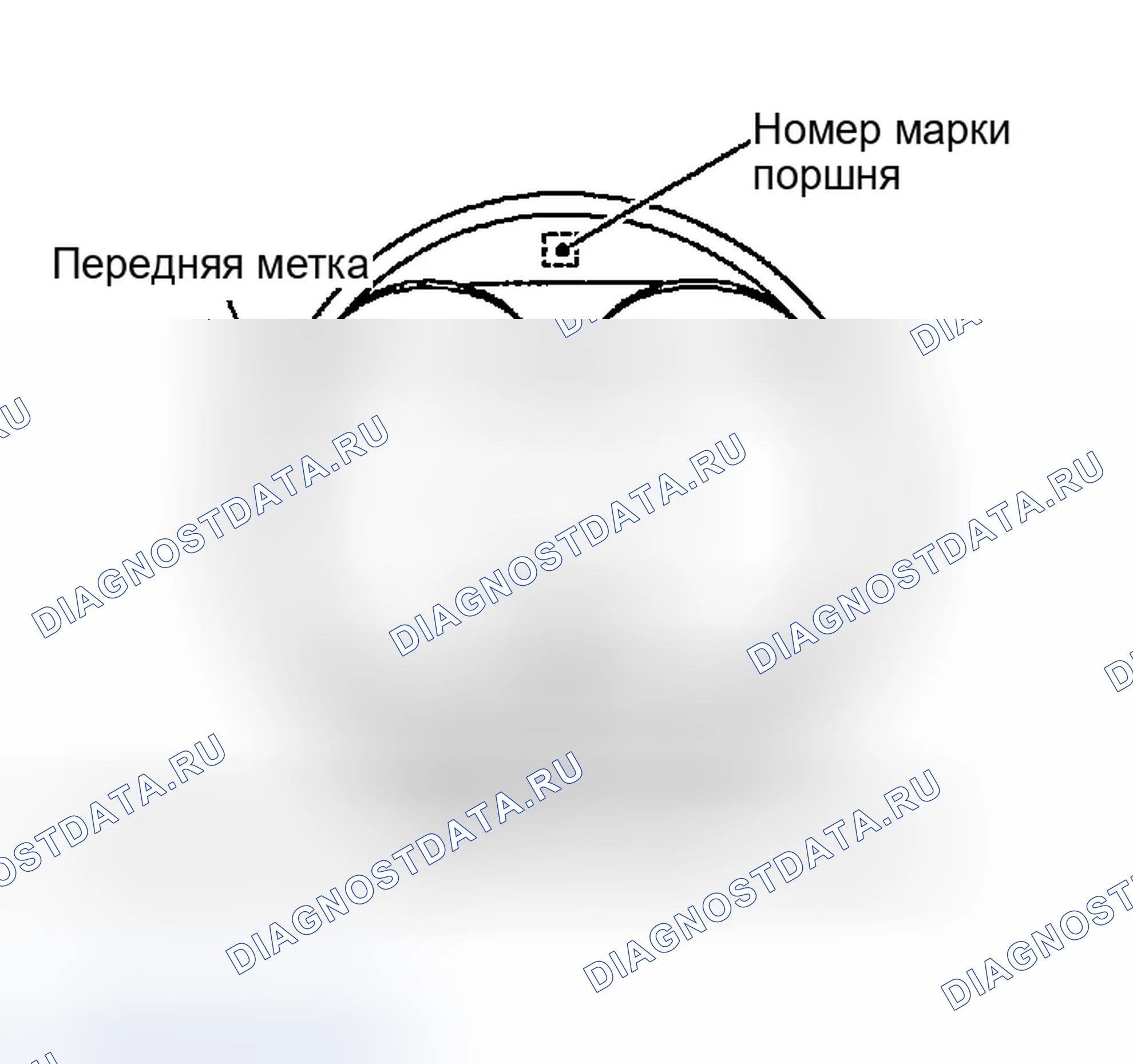 Рис. 1430: При повторном использовании блока цилиндров. Infiniti G35 III
