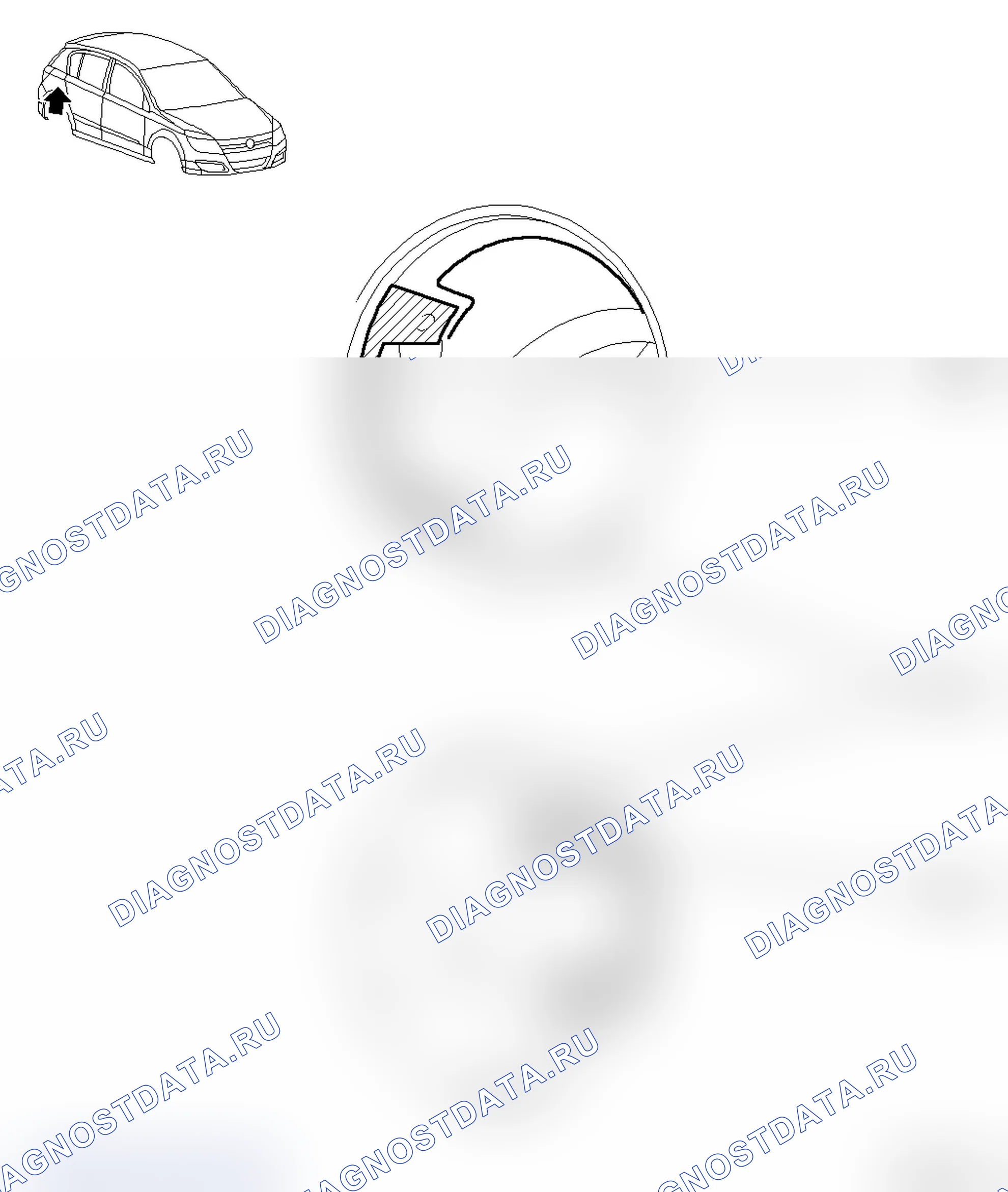 Противокоррозионные мероприятия по уплотнению швов. Opel Astra H