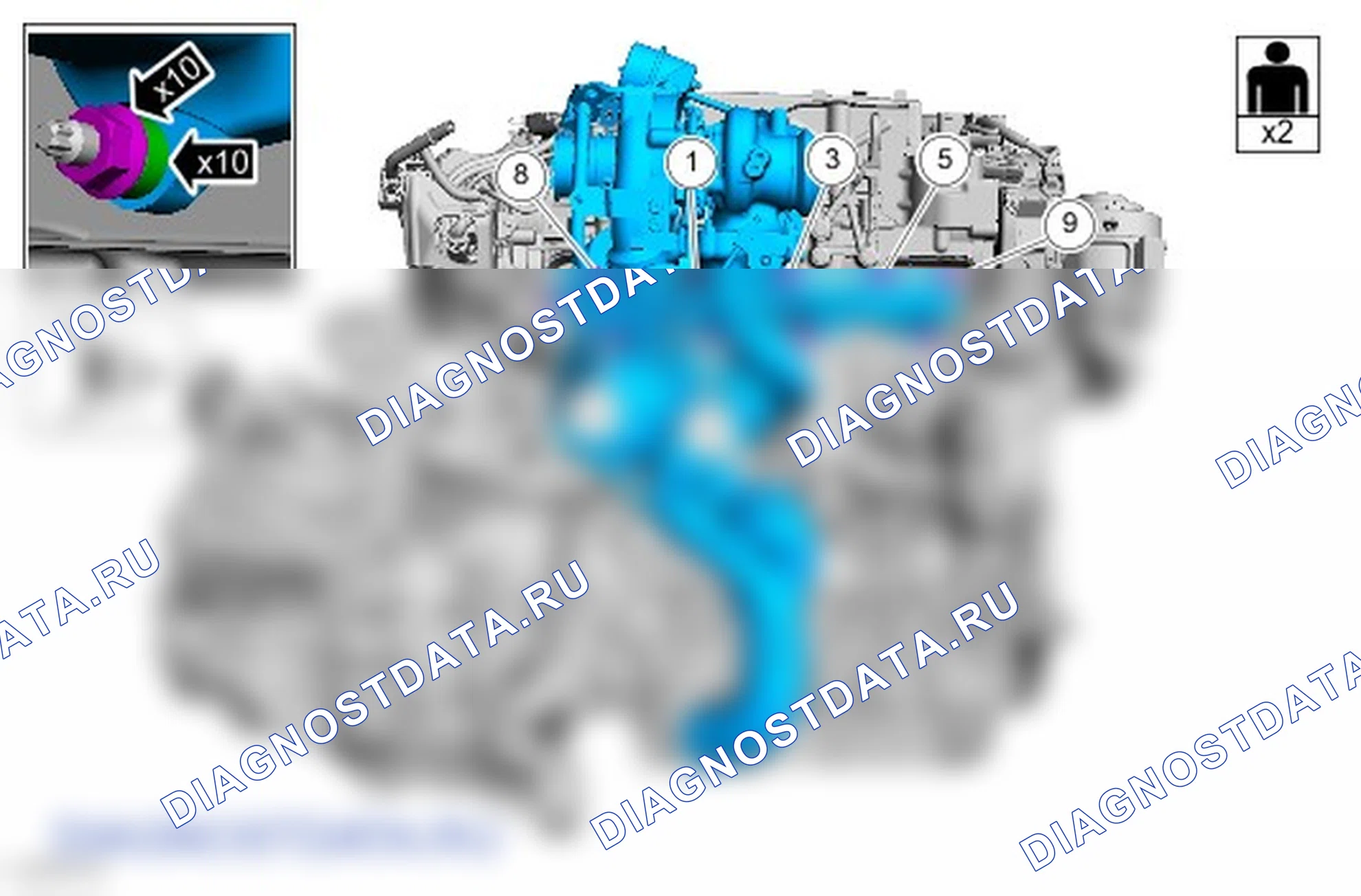 Как снять и установить параллельно работающие турбокомпрессоры. Ford S-MAX II