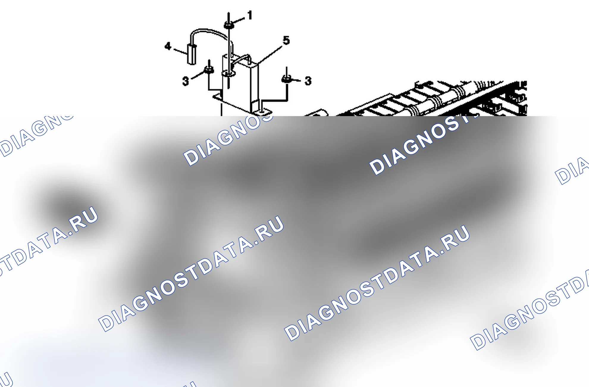 Рис. 38: Замена резистора ограничения тока инвертора аккумуляторной батареи приводного двигателя. Chevrolet Silverado 3500 HD 