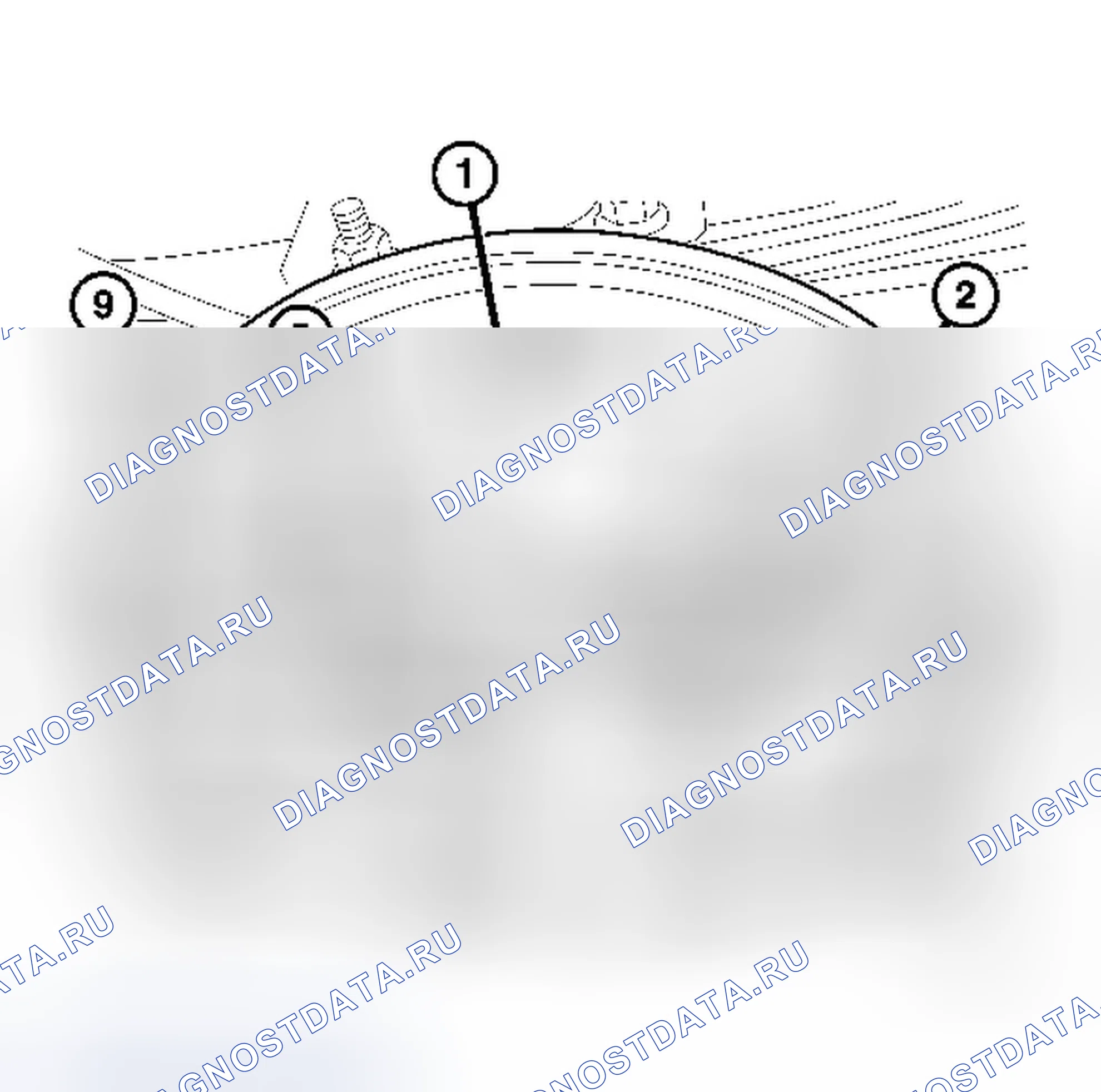 Рис. 5: ЗАДНИЕ ТОРМОЗНЫЕ КОЛОДКИ. Dodge Dakota III