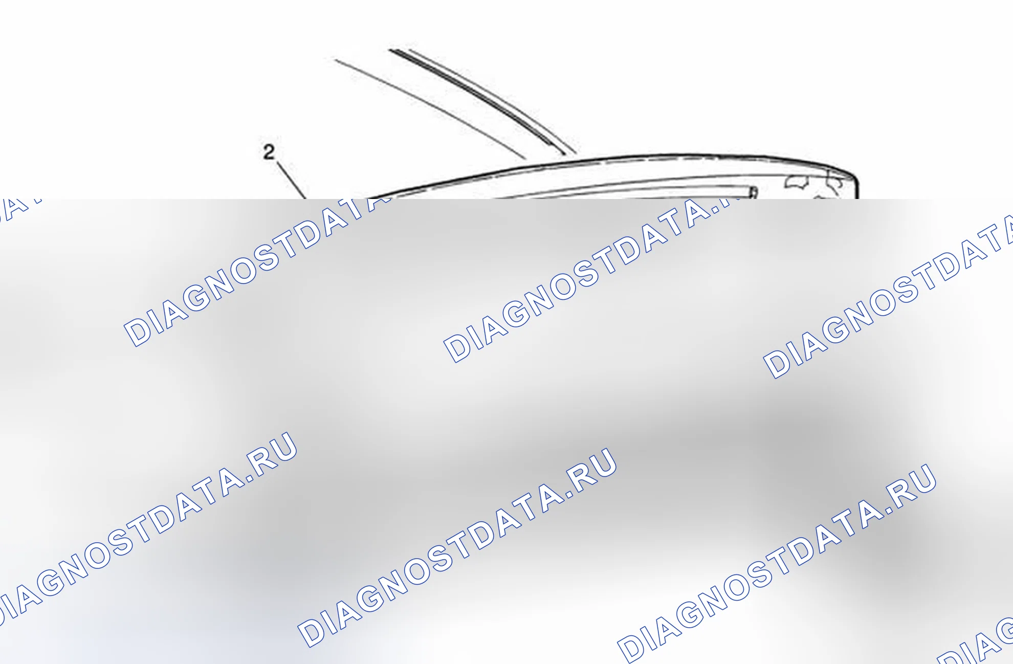 Рис. 75: Замена заднего спойлера (T43). Chevrolet Impala IX