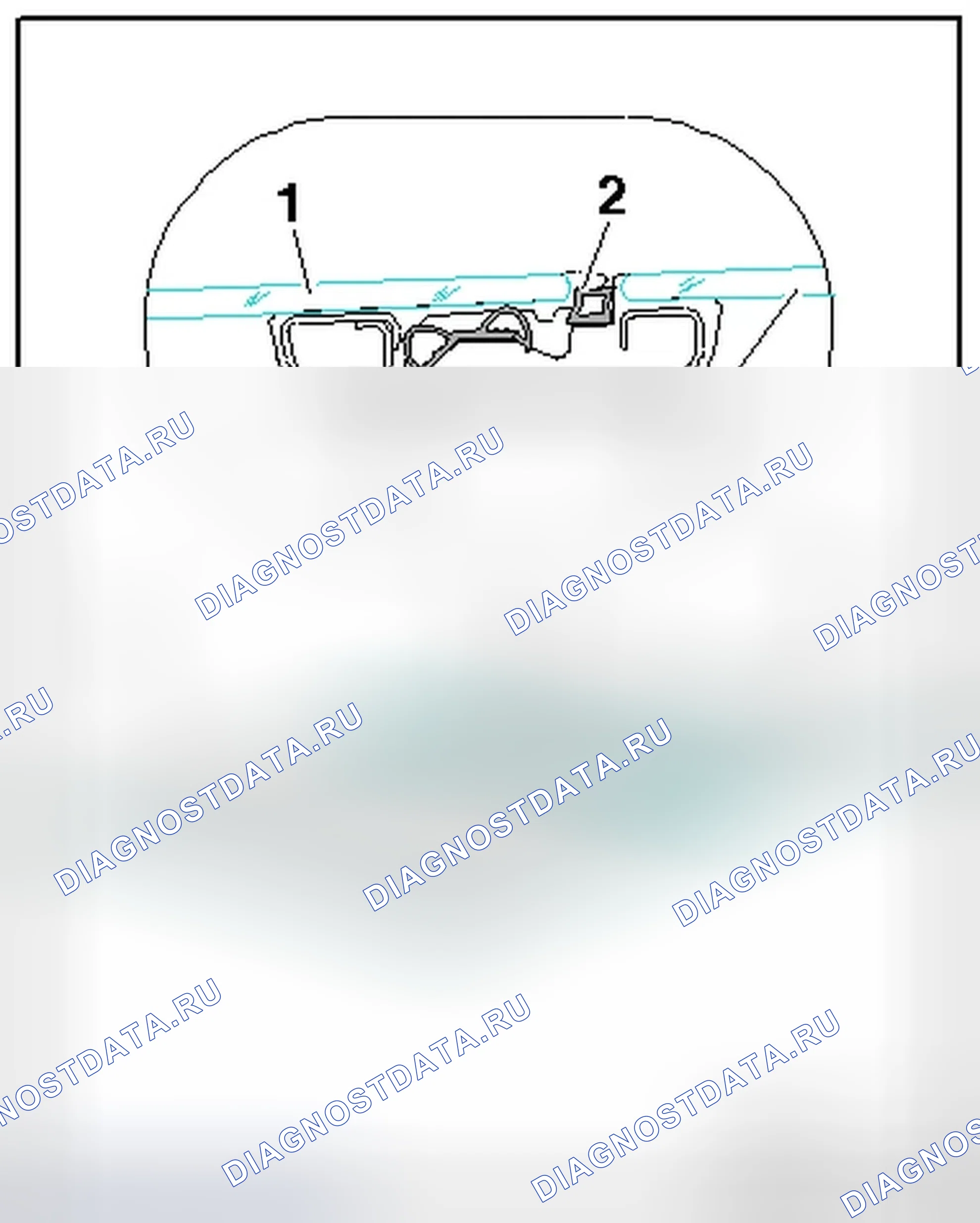Рис. 16: УПЛОТНЕНИЯ СТЕКЛЯННЫХ ЛЮКОВ ЛЮКОВ. Audi Q5 I