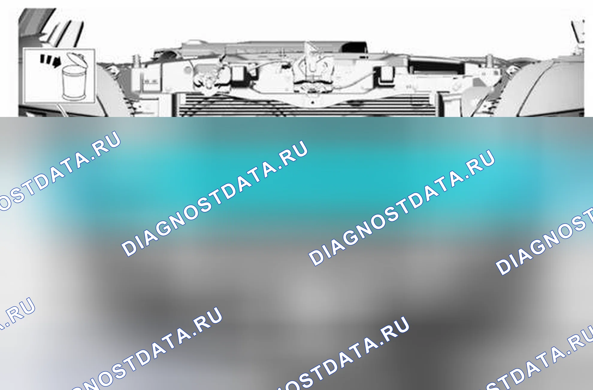 Рис. 1: Демонтаж. BMW 4 серия F32/F33
