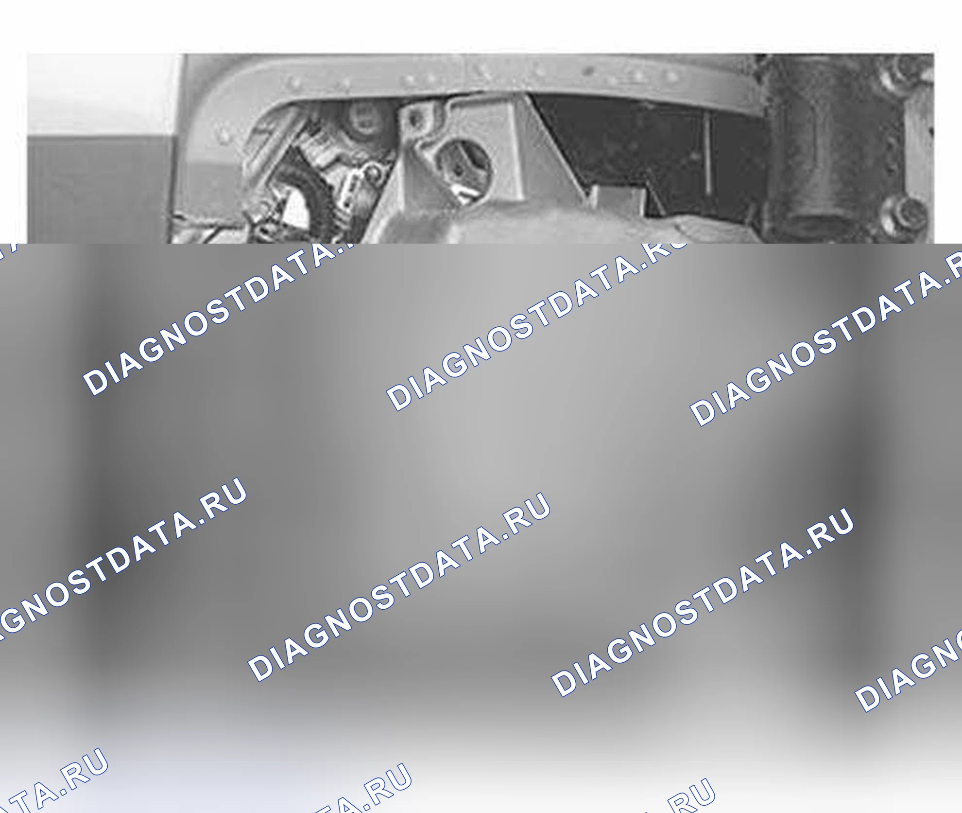 Рис. 458: Снятие боковой крышки. Volvo XC90 I