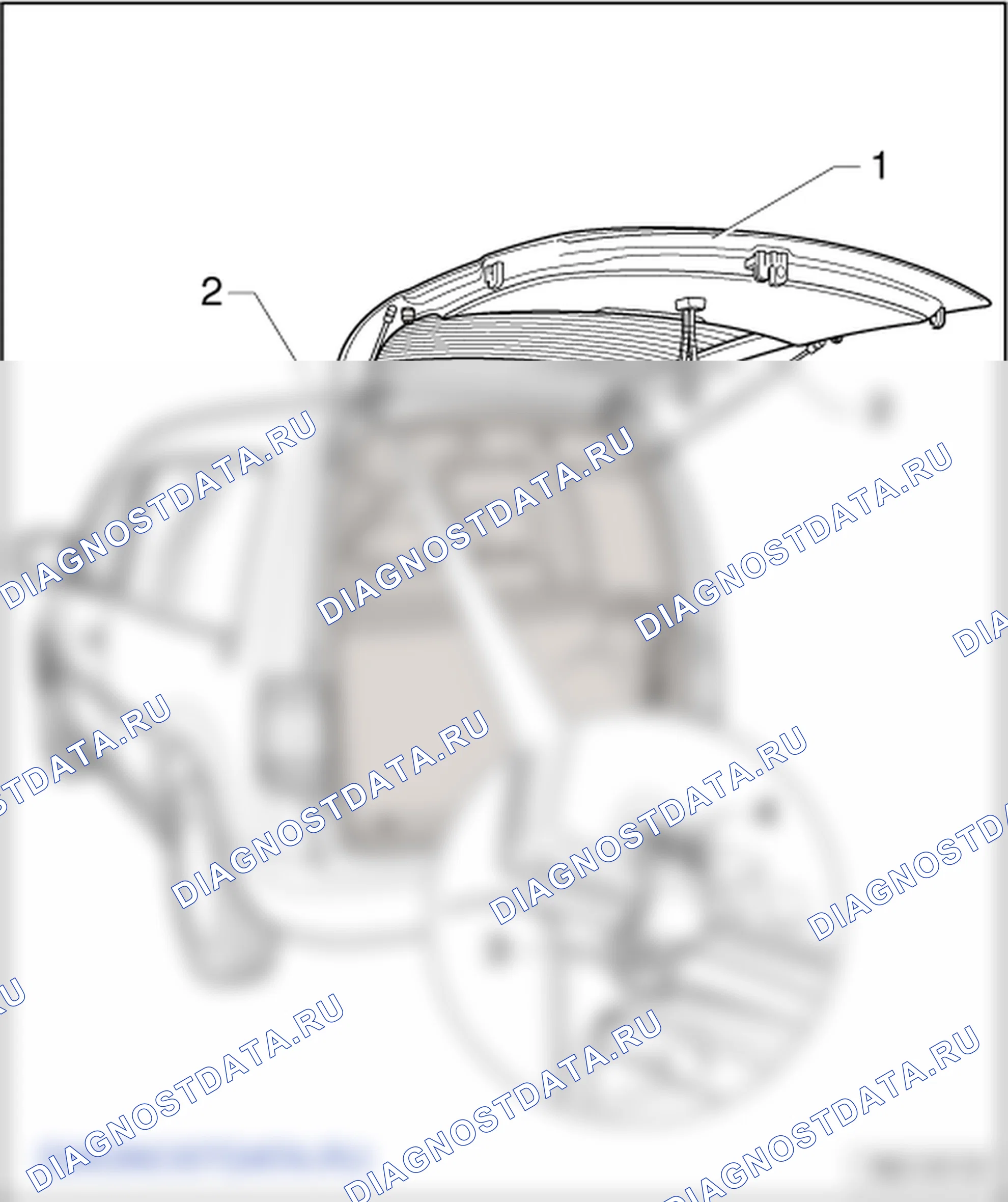 Дверь багажного отсека. Volkswagen Caddy Iii