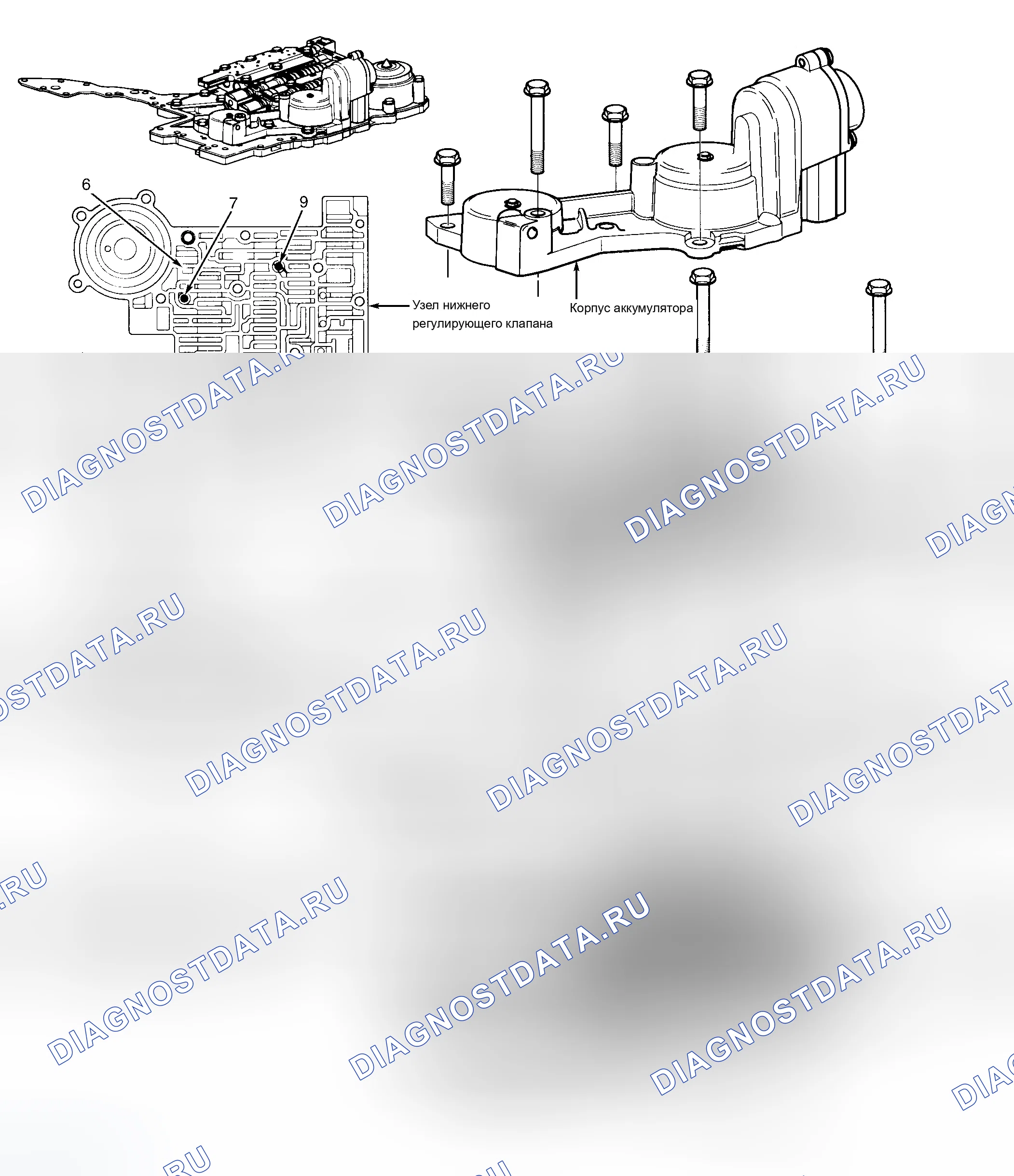 Рис. 54: Повторная сборка. Cadillac Seville IV