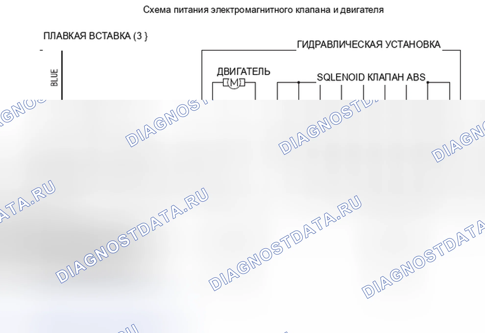 Рис. 315: расшифровка кода ошибки C1276: НЕИСПРАВНОСТЬ ЦЕПИ ПИТАНИЯ КЛАПАНОВ. Mitsubishi Eclipse IV рестайлинг