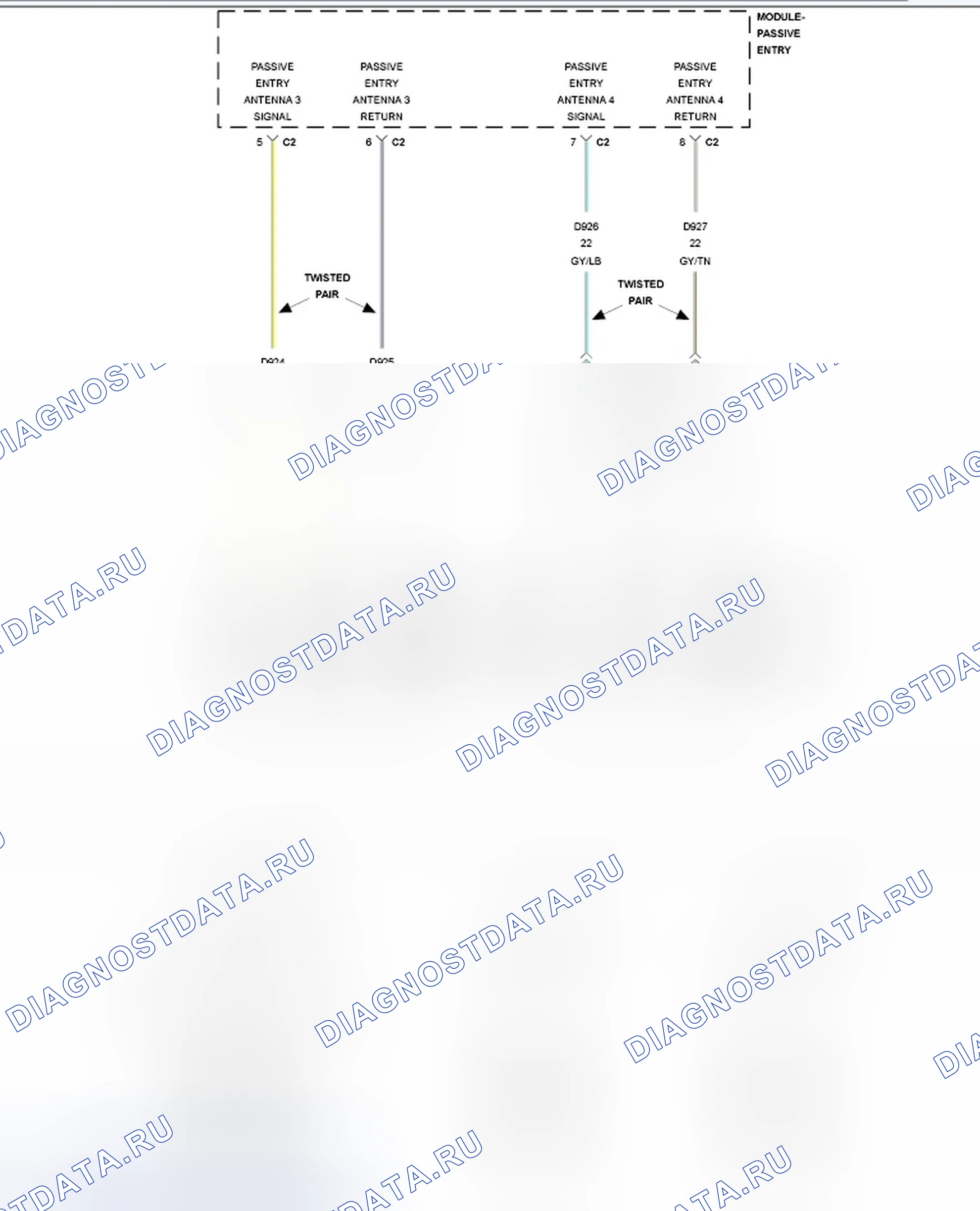 Рис. 13: АНТЕННА ВВОДА B1A73-01-PASSIVE 3 - ОБЩИЙ ОТКАЗ ЭЛЕКТРООБОРУДОВАНИЯ. Chrysler Town & Country V рестайлинг