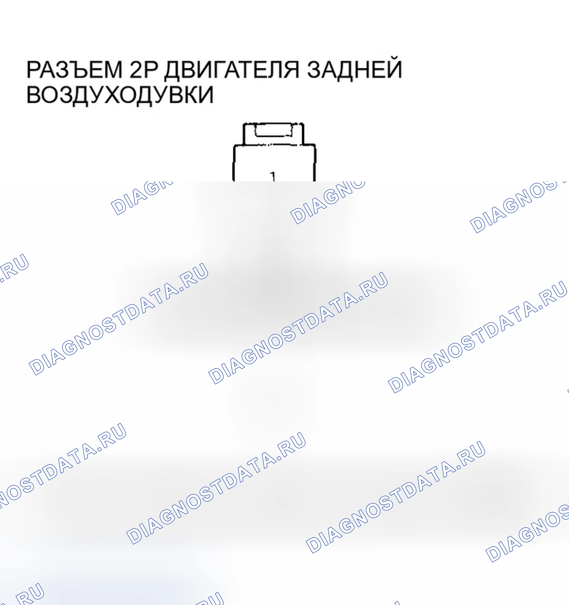Рис. 54: Поиск и устранение неисправностей в цепи двигателя заднего вентилятора. Honda Pilot I