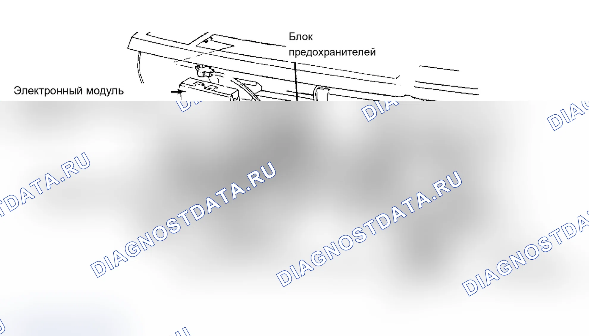 Рис. 7: Расположение компонентов (7 из 10). Chevrolet Celebrity I