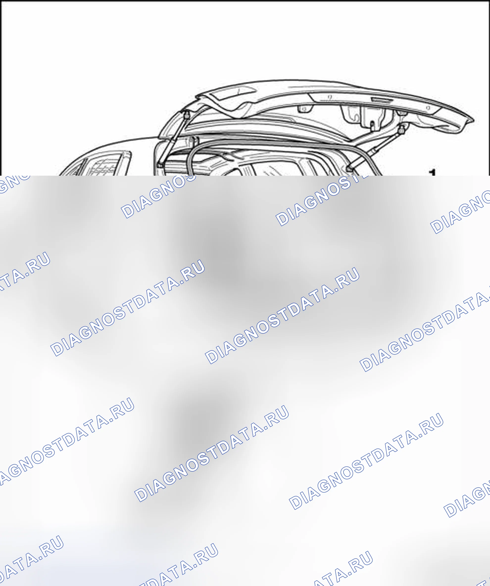 Рис. 29: ПРОКЛАДКА ЗАДНЕЙ КРЫШКИ. Volkswagen Tiguan I