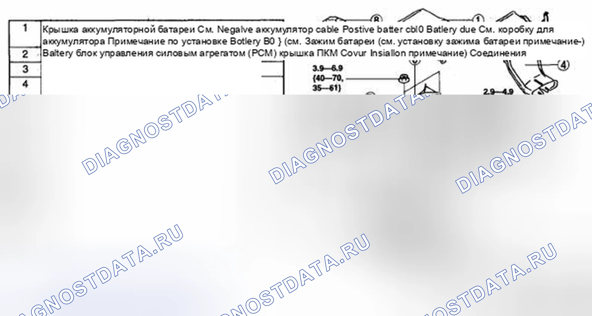 Рис. 2: СНЯТИЕ / УСТАНОВКА БАТАРЕИ [L3]. Mazda 5 I рестайлинг