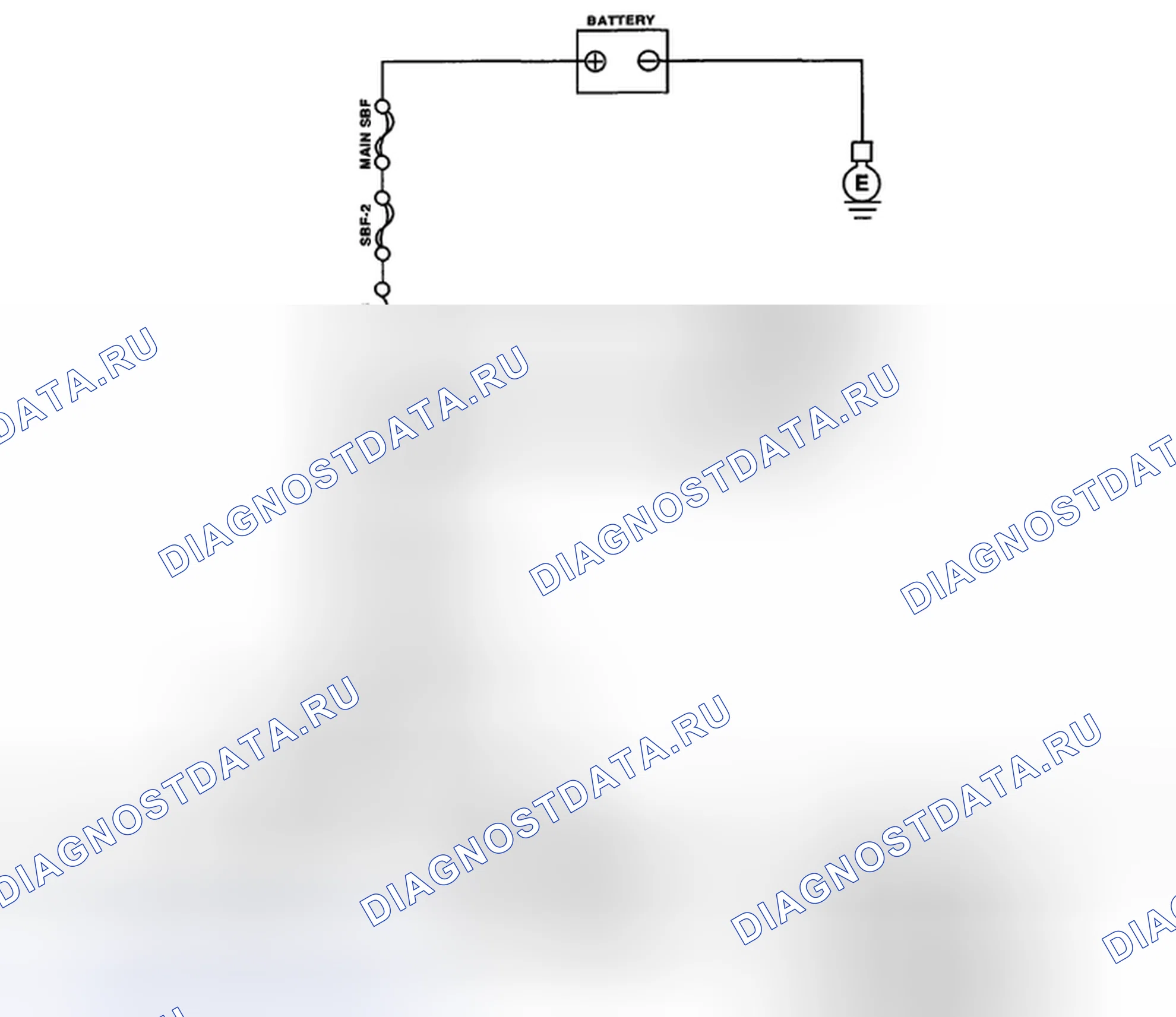 Рис. 34: электросхема. Subaru Legacy BL/BP рестайлинг