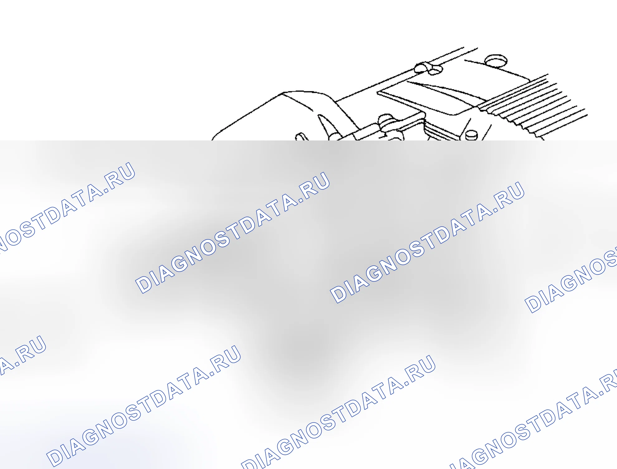 Рис. 11: Демонтаж и монтаж (4.0L). Hyundai Terracan I
