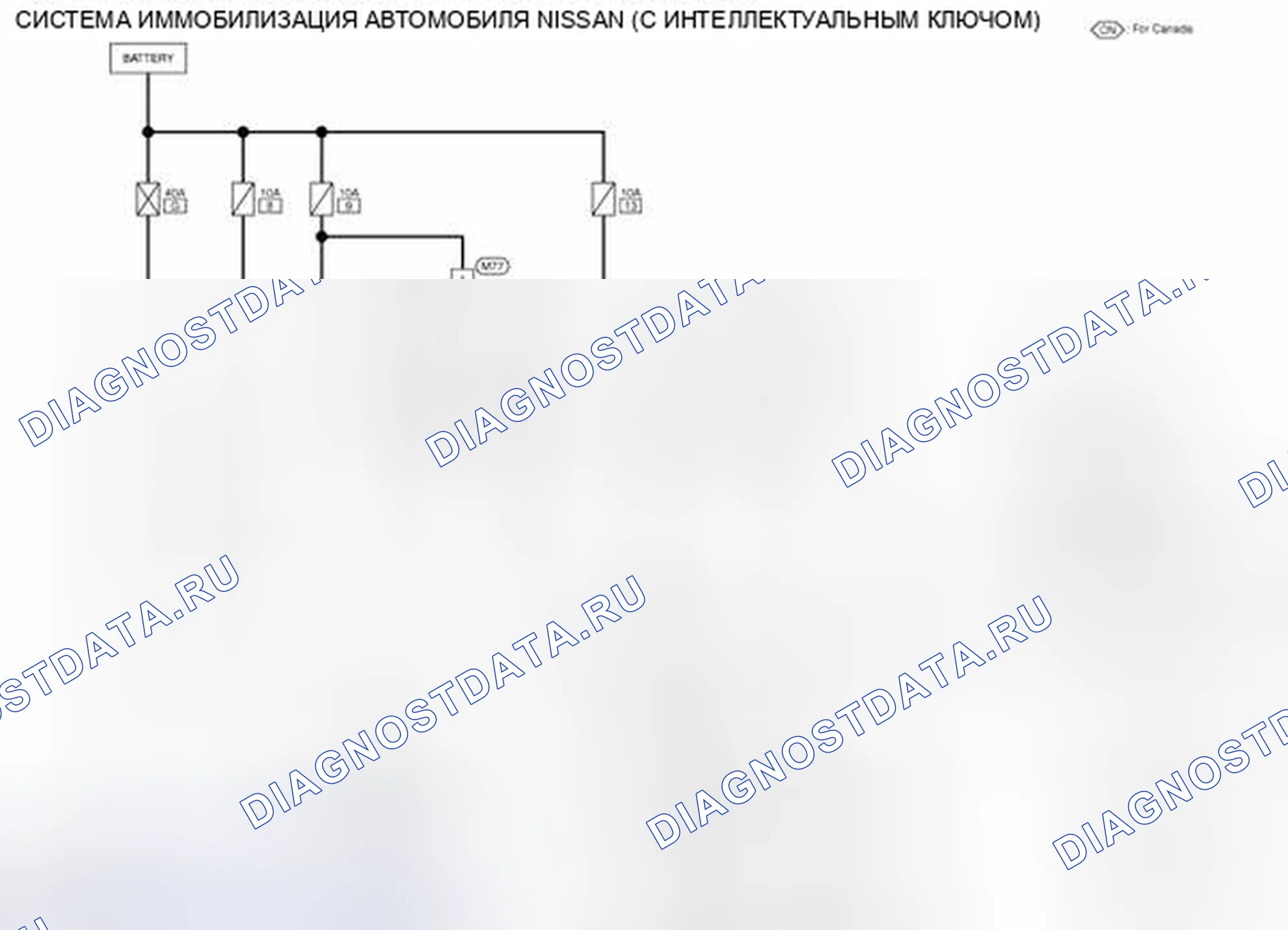Рис. 210: электросхема - СИСТЕМА ИММОБИЛАЙЗЕРА ДЛЯ АВТОМОБИЛЕЙ NISSAN. Nissan Cube III