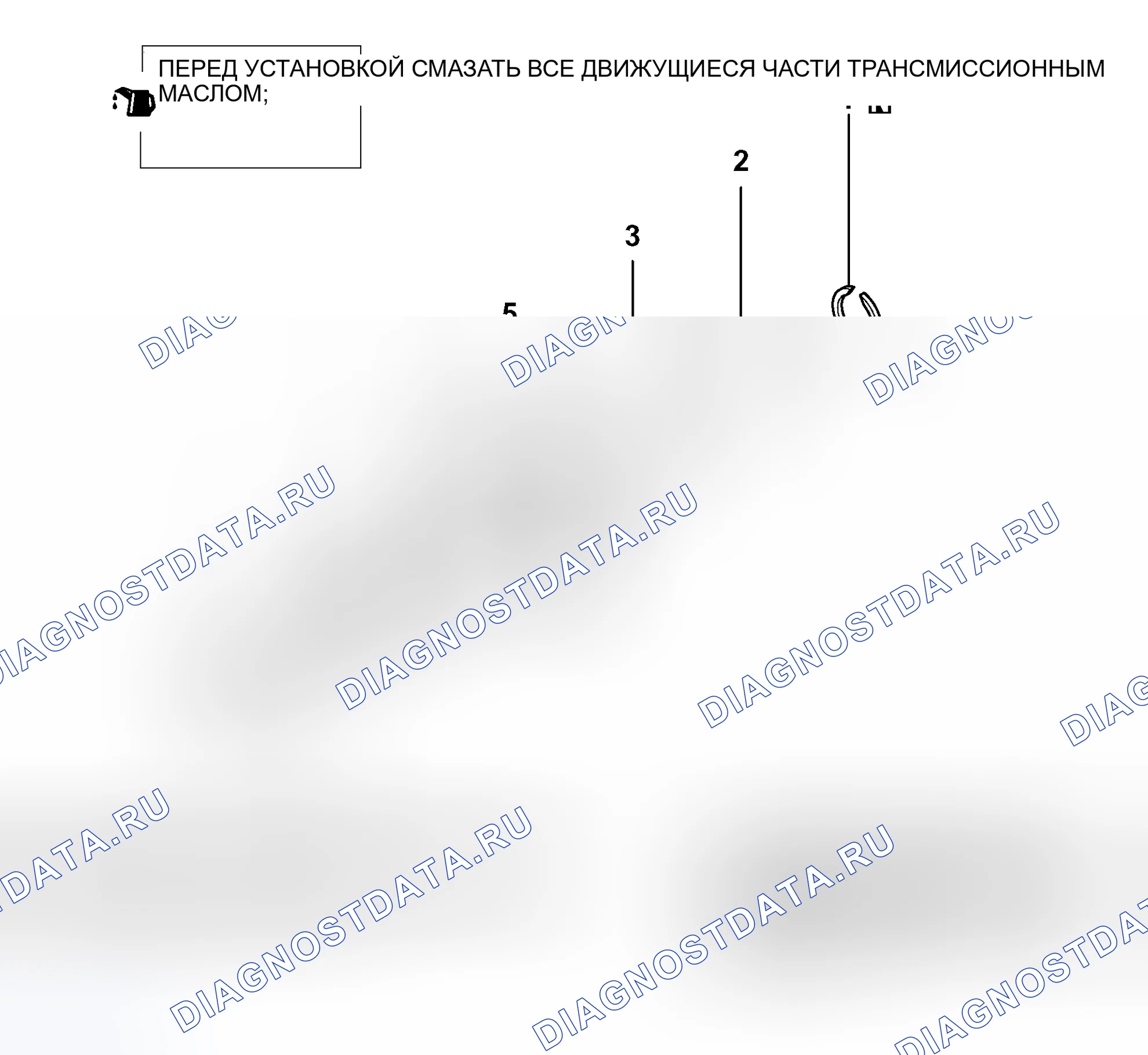 Рис. 185: РАЗБОРКА И СБОРКА. Mitsubishi Lancer IX рестайлинг