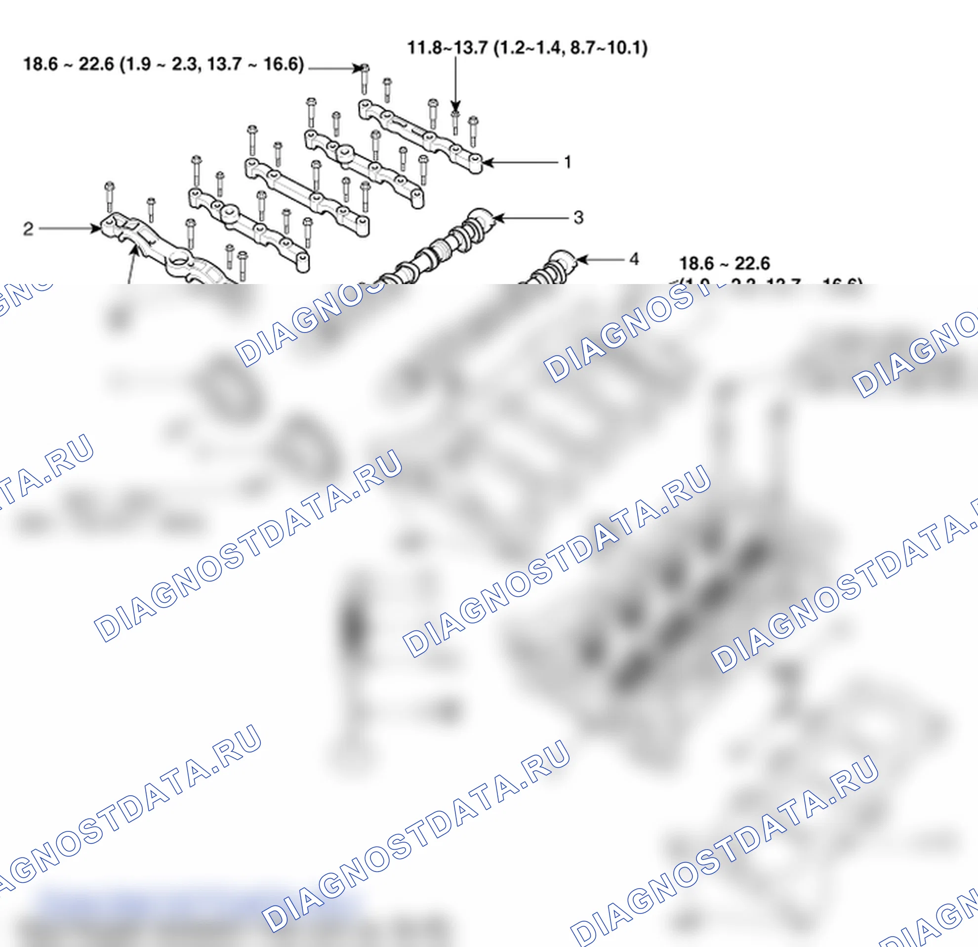 Детали головки блока цилиндров. Hyundai ix35 EL